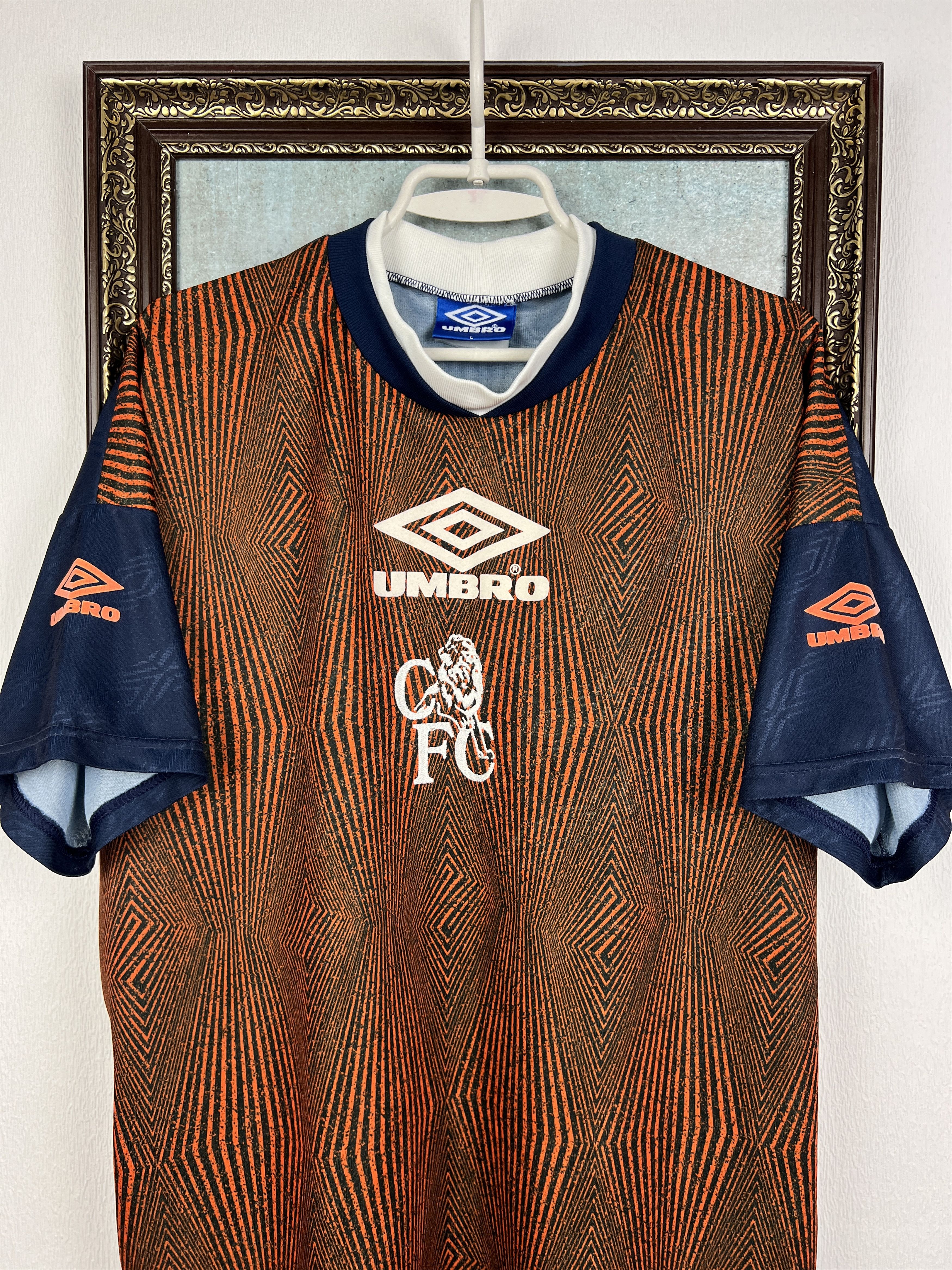 Umbro Vintage Chelsea Football Train Shirt Soccer Jersey Trikot Size US L / EU 52-54 / 3 - 2 Thumbnail