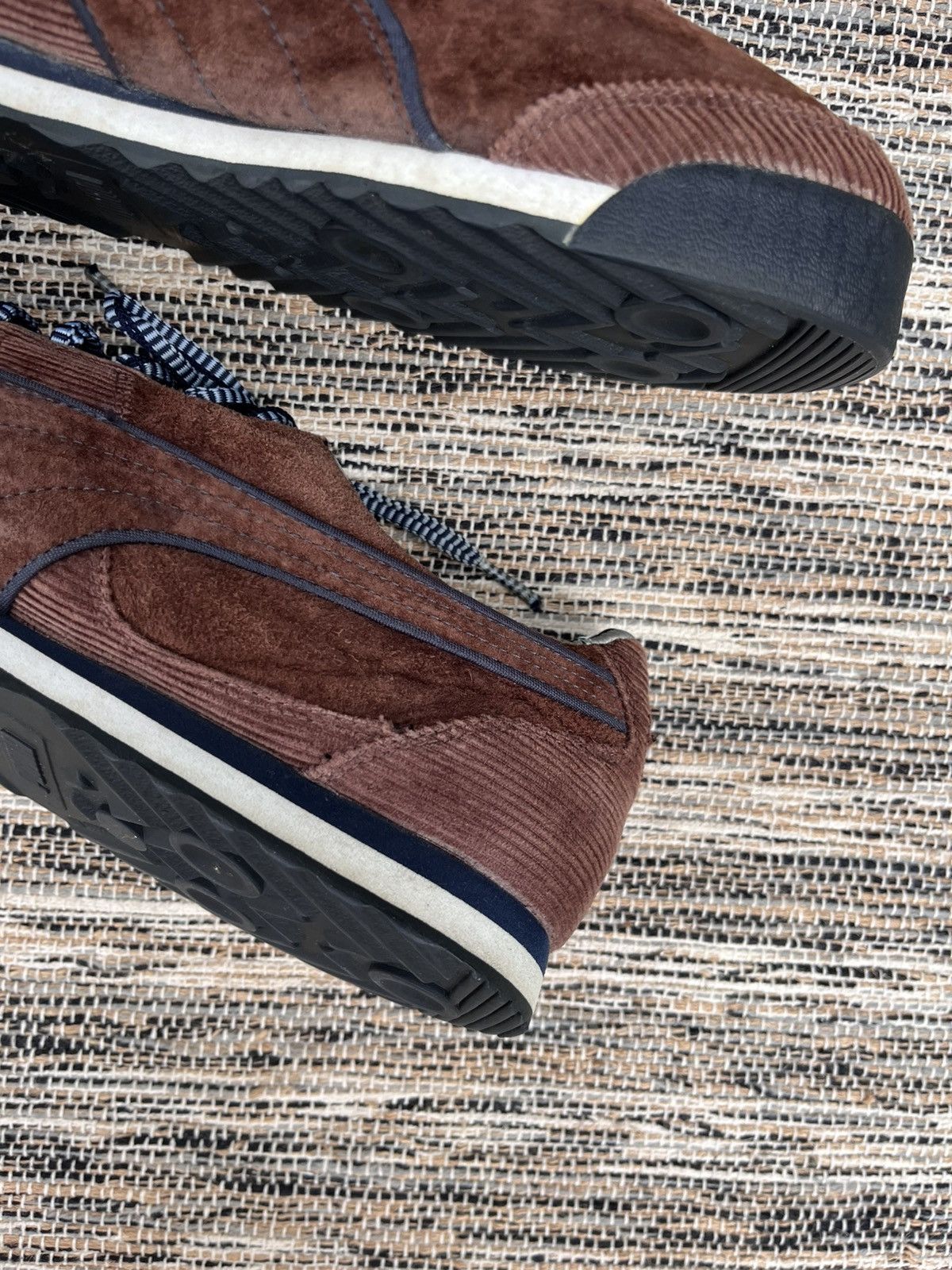 Puma Rare Vintage Puma Corduroy Suede Brown Sneakers Avantgarde Size US 10.5 / EU 43-44 - 12 Thumbnail