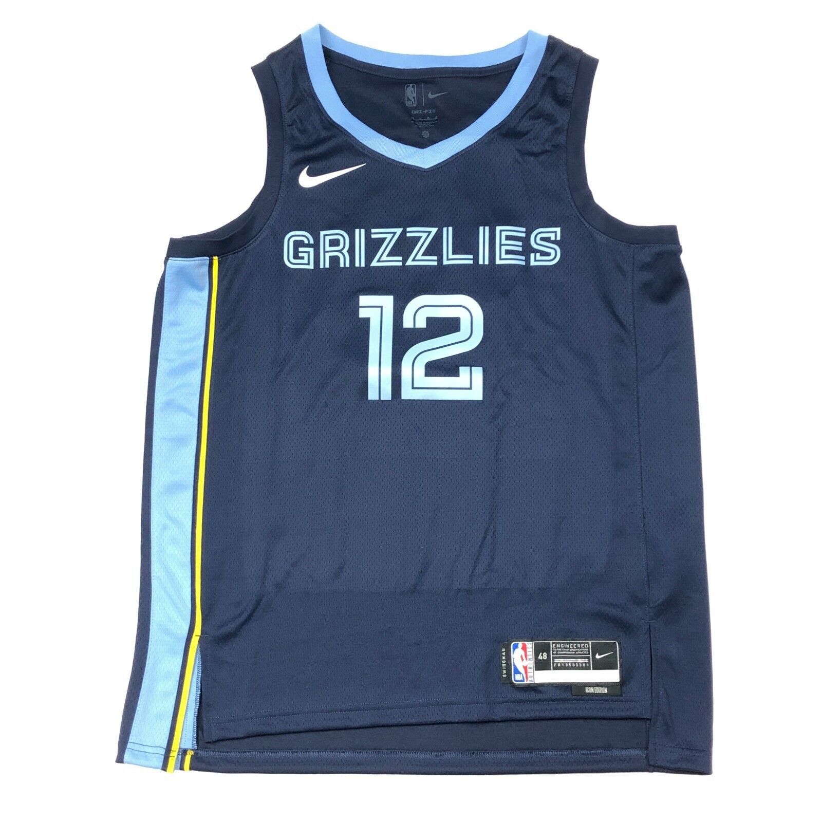 NBA × Nike Memphis Grizzlies Ja Morant 12 Nike Dri Fit Jersey Large Size US L / EU 52-54 / 3 - 1 Thumbnail