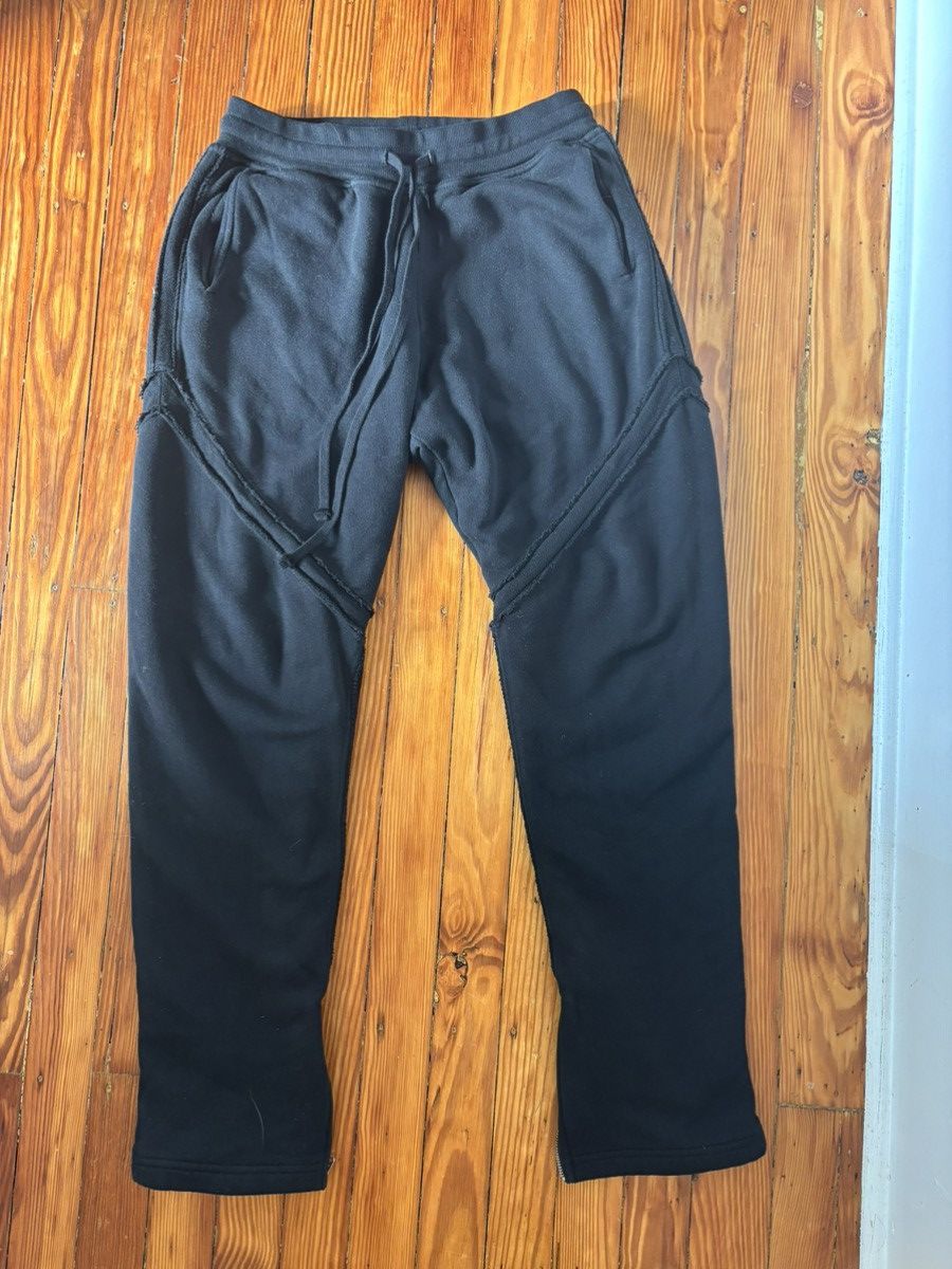 John Elliott John Elliott Black Slab frame Terry sweatpants sz Medium Size US 32 / EU 48 - 1 Thumbnail