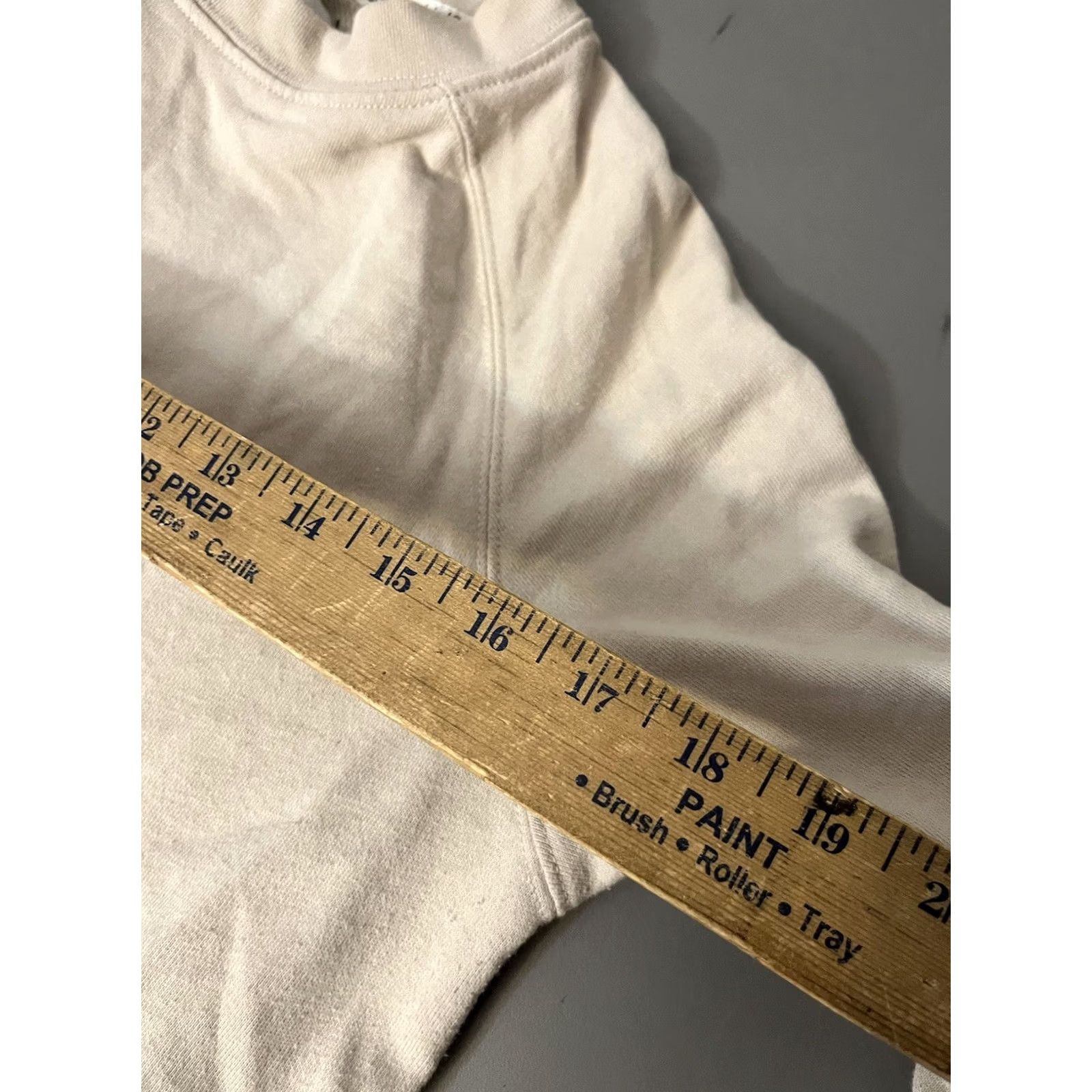 Calvin Klein Calvin Klein Sweatshirt Women Size Small Beige Long Crew Neck Size S / US 4 / IT 40 - 5 Thumbnail