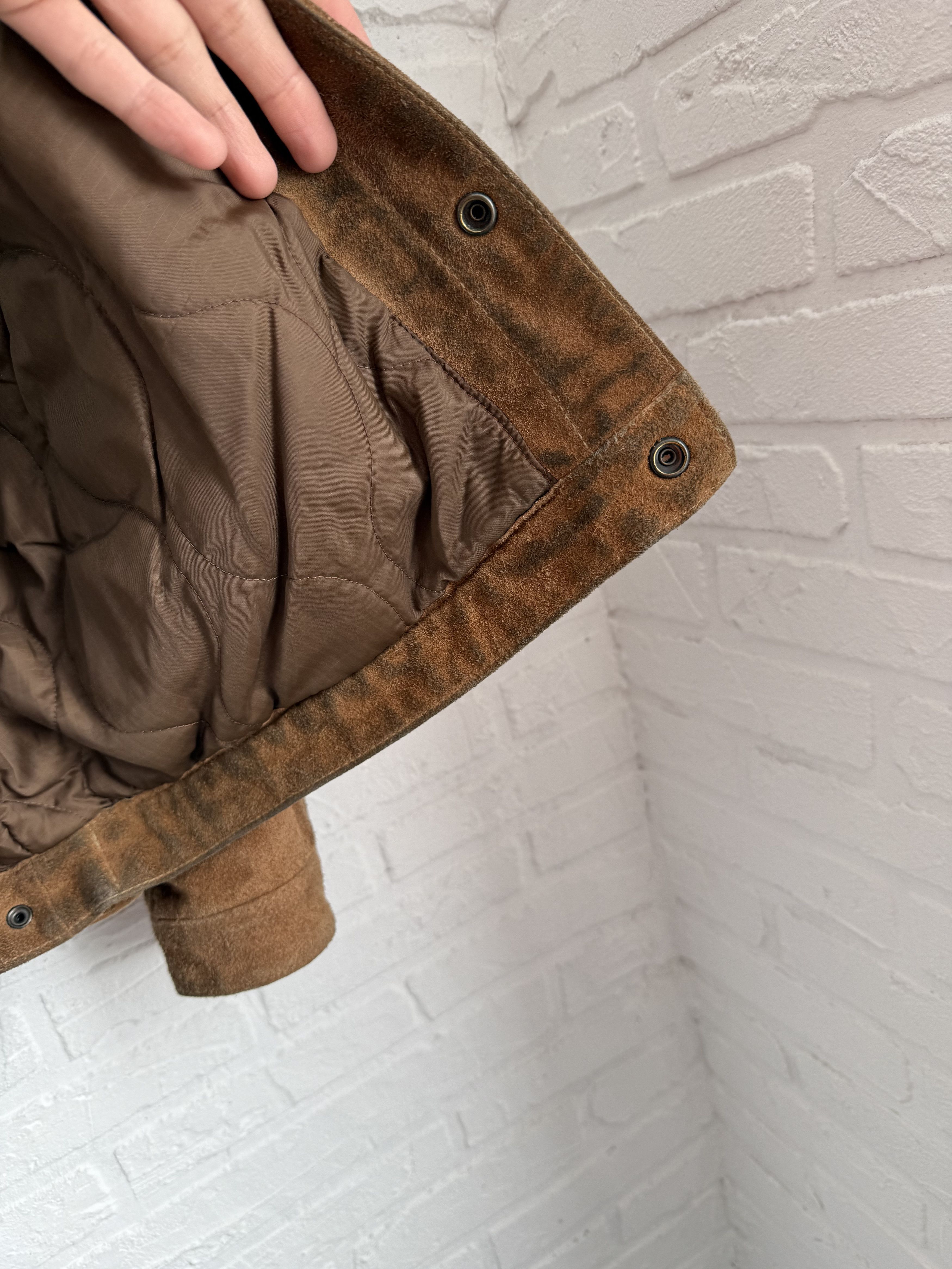 Diesel Vintage 2000s DIESEL work suede leather jacket Size US M / EU 48-50 / 2 - 7 Thumbnail