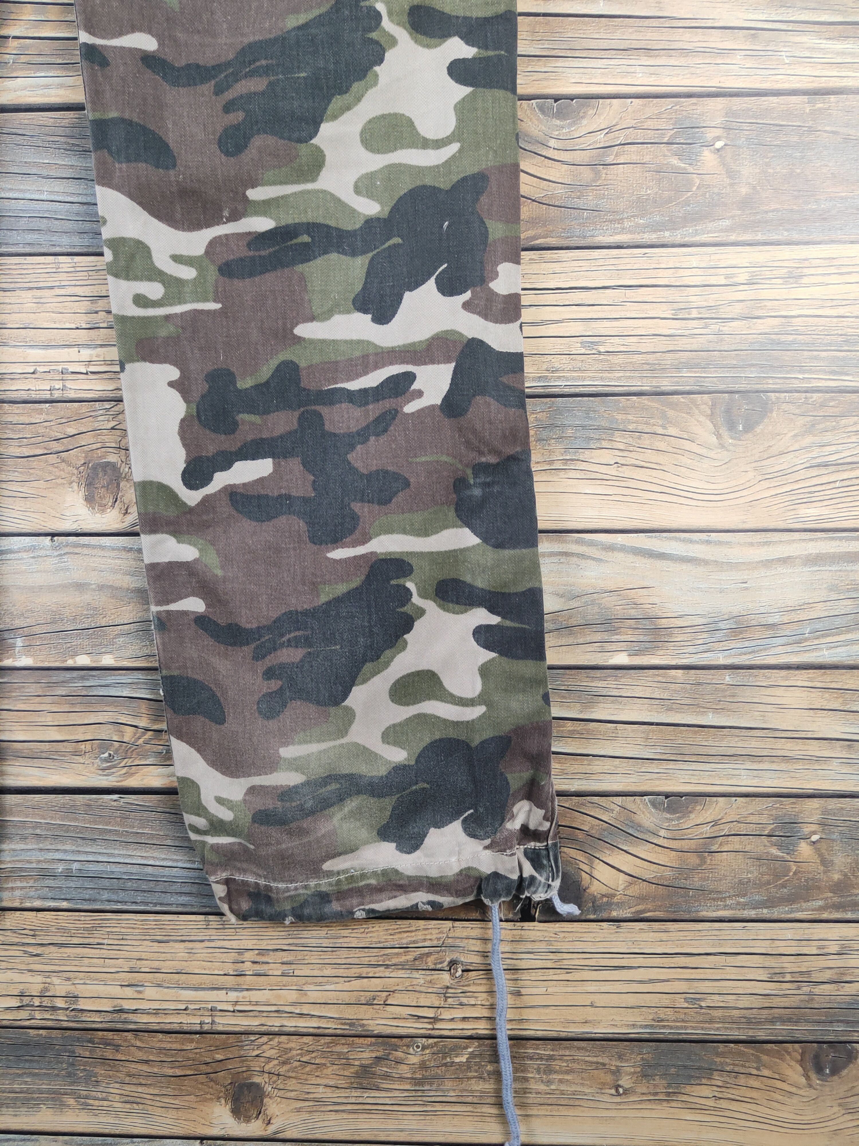 Japanese Brand DL Over Whelm Camouflage Multipocket Cargo Pants #46-002 Size US 32 / EU 48 - 11 Thumbnail