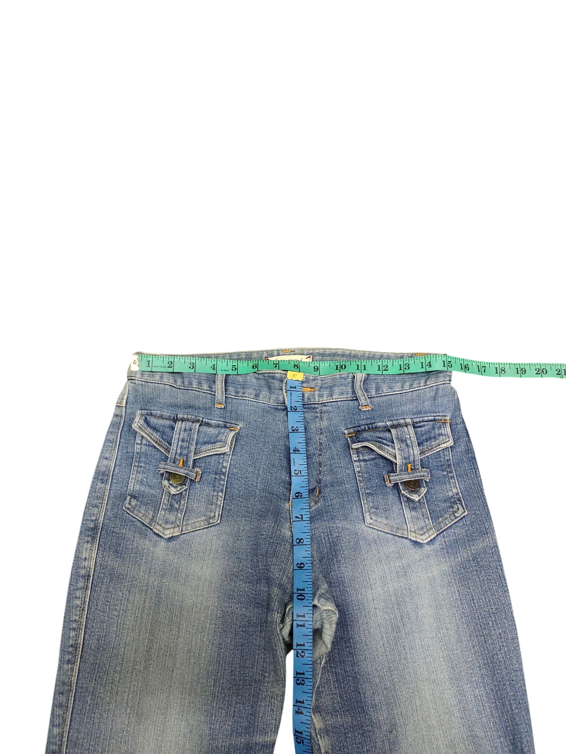 If Six Was Nine Flare Jeans Forty Second Japan Distress Denim Bootcut Size US 30 / EU 46 - 13 Thumbnail