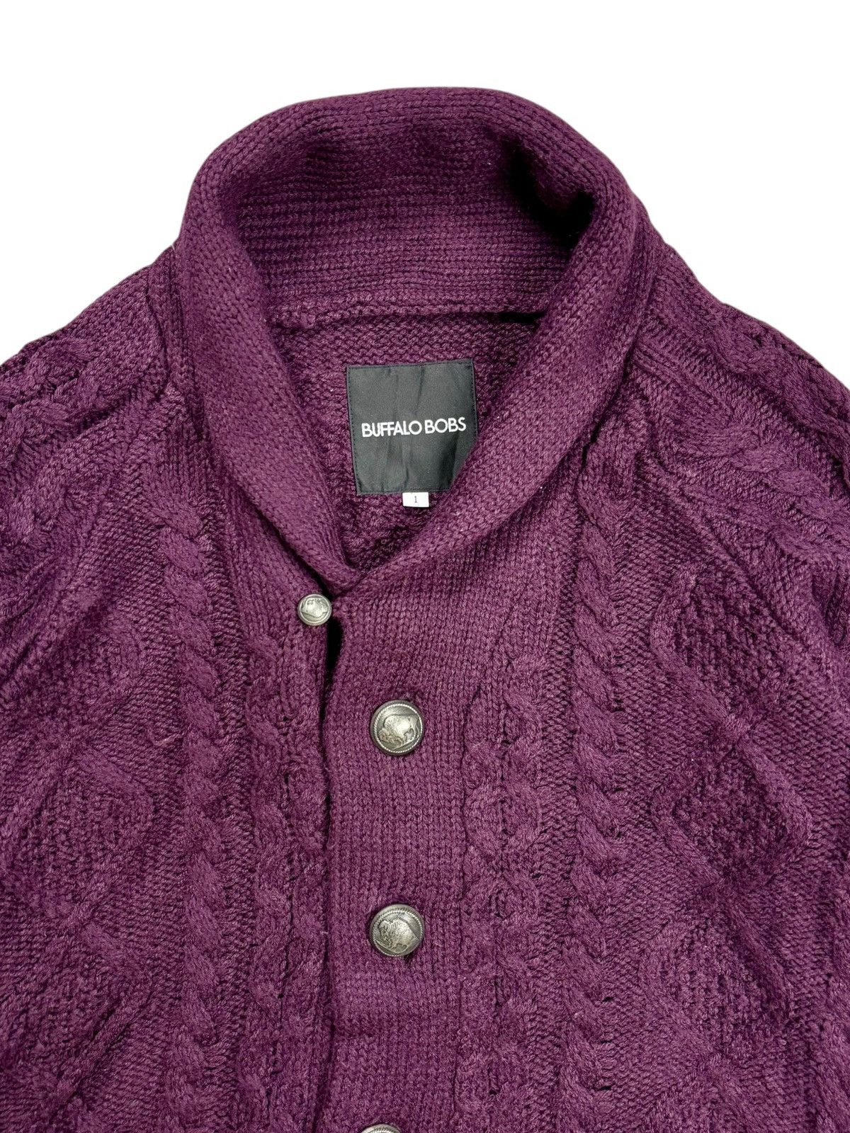 BUFFALO BOBS 2000s Buffalo Bobs - Red Wine Chunky Knitted Vkei Style Size US M / EU 48-50 / 2 - 4 Thumbnail
