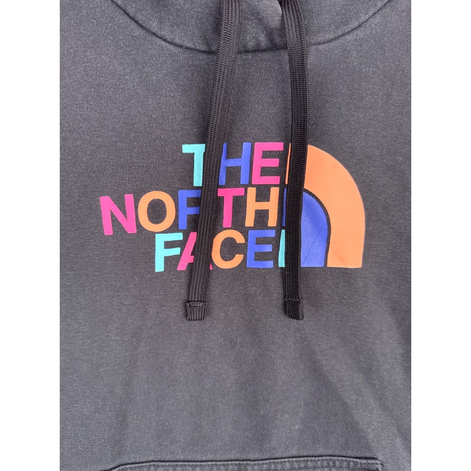 The North Face The North Face Hoodie Womens L Black Pullover Pocket Logo Sweatshirt Cotton Jersey Crew Neck Size L / US 10 / IT 46 - 6 Thumbnail