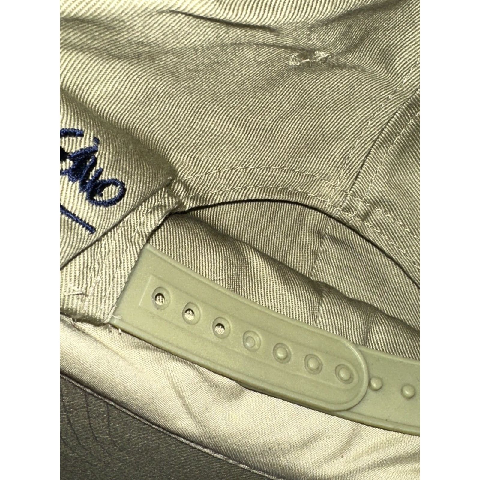 Mossimo VINTAGE Mossimo Baseball Hat Men One Size Tan Leather Snap Back 1990s Size ONE SIZE - 5 Thumbnail