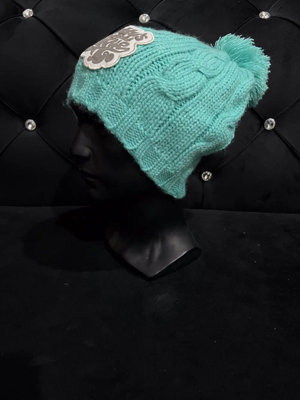 Japanese Brand Betty Blue Bobble Beanie Hat Size ONE SIZE - 2 Thumbnail