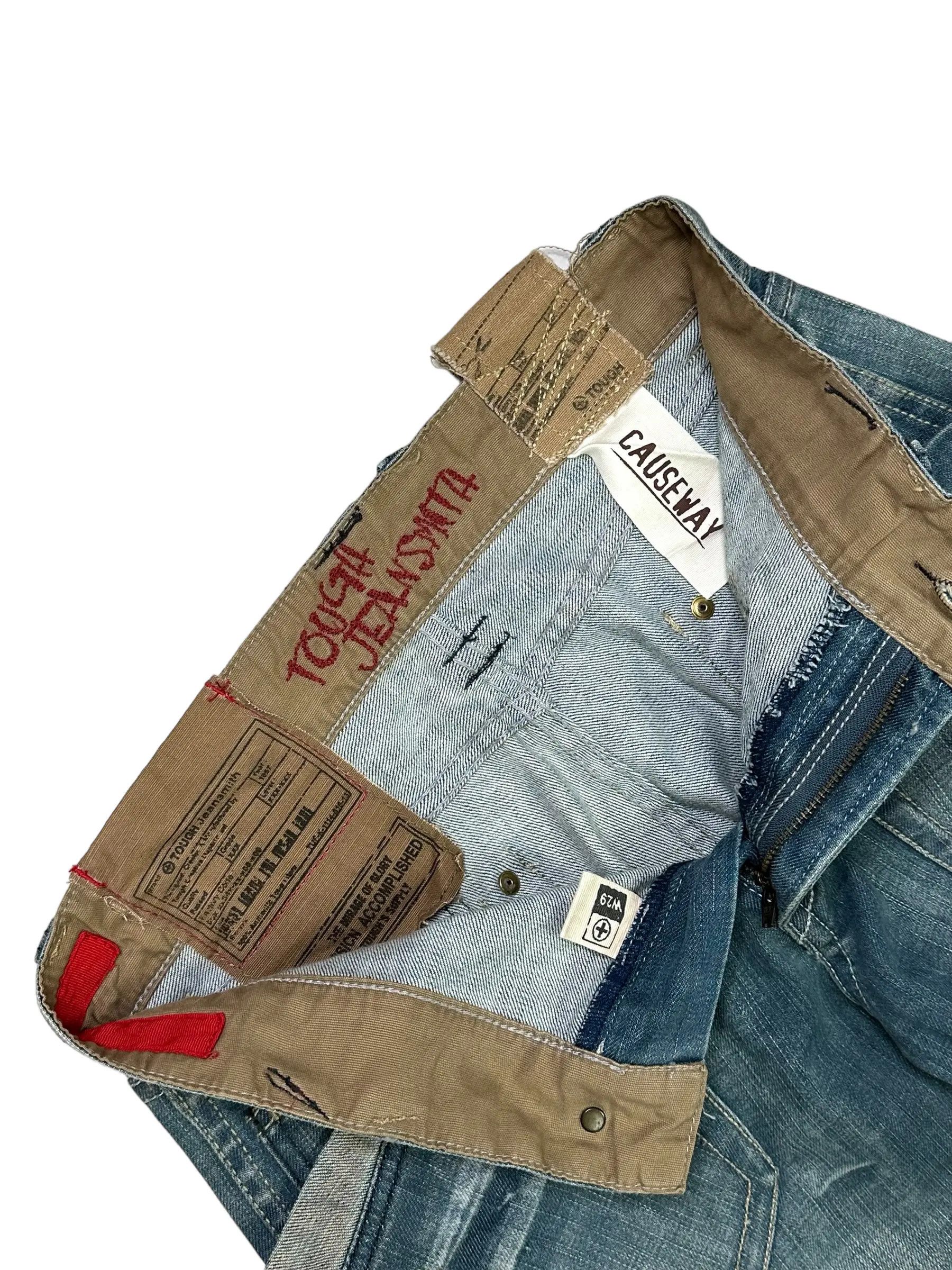 Japanese Brand Tough military distressed jeans Size US 30 / EU 46 - 6 Thumbnail
