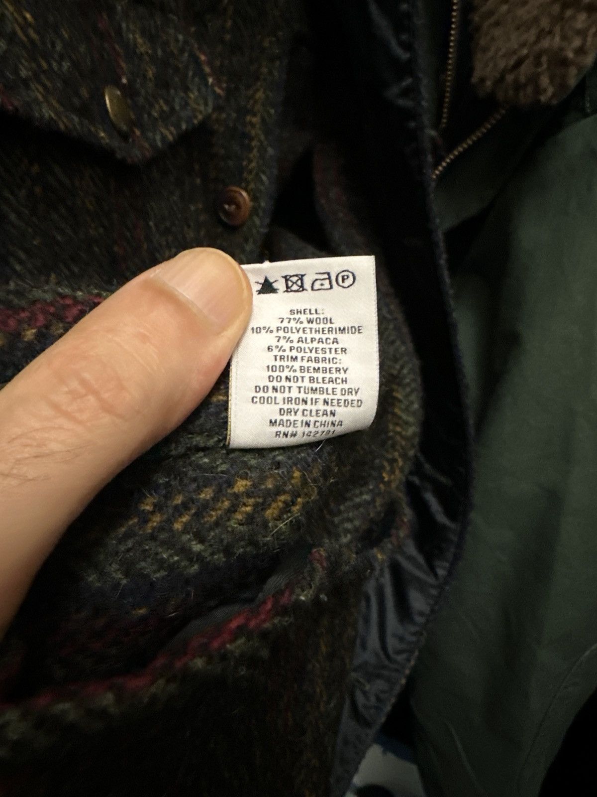 Aime Leon Dore Multicolored Wool Coat -ALD Size US S / EU 44-46 / 1 - 5 Thumbnail