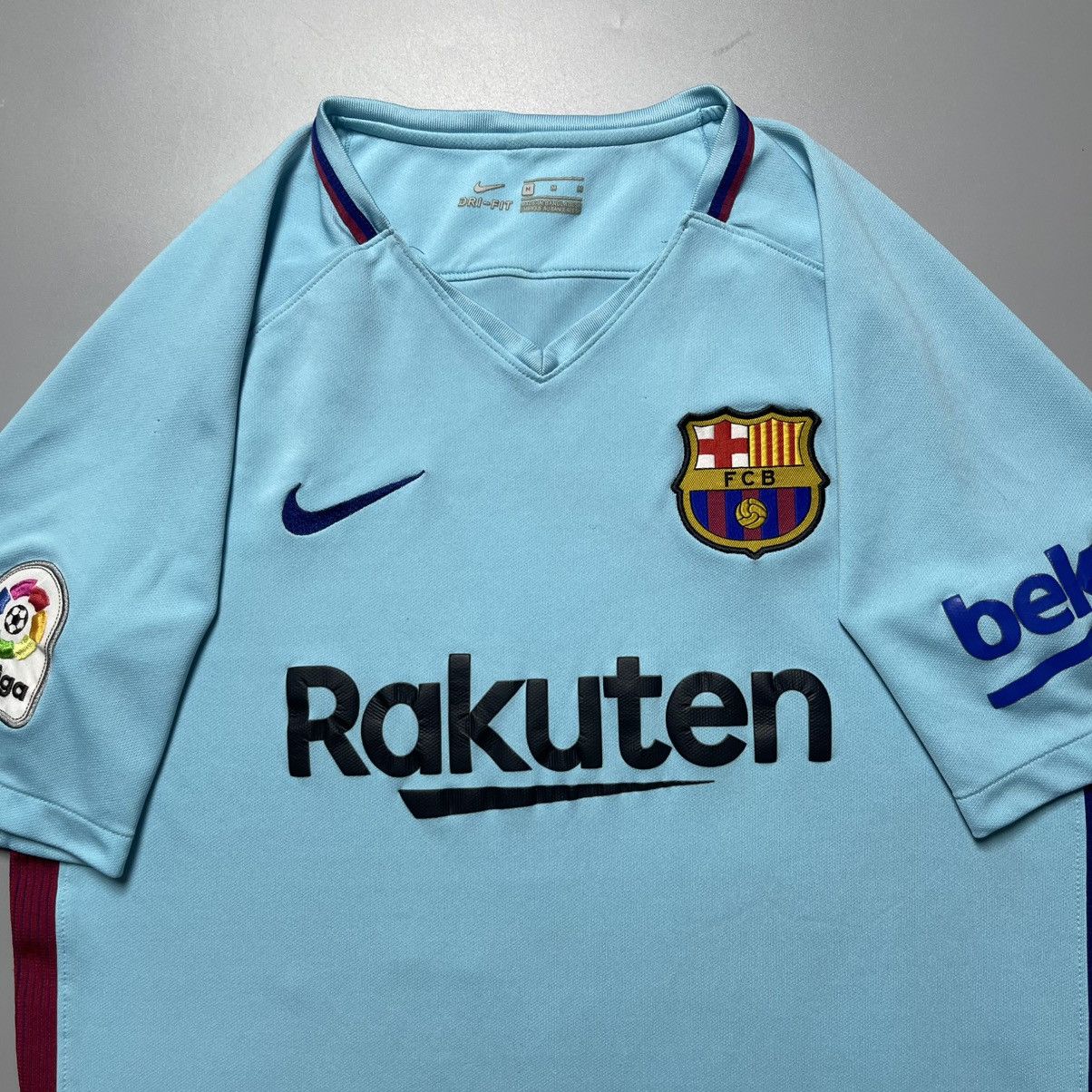 Nike BARCELONA NIKE 2017/2018 FOOTBALL AWAY JERSEY #10 MESSI Size US M / EU 48-50 / 2 - 4 Thumbnail