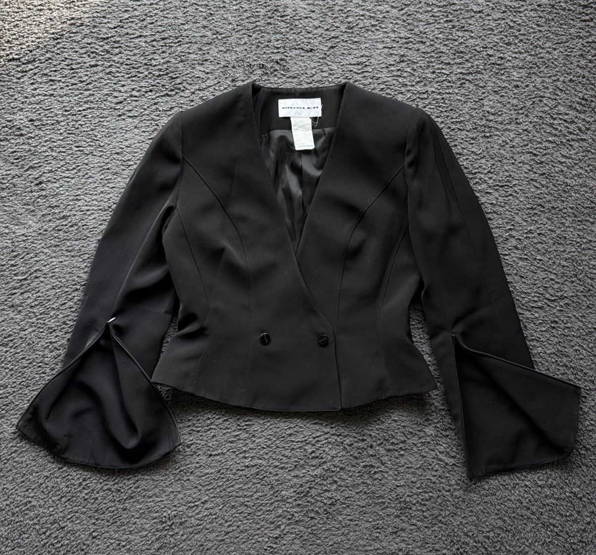 Mugler Mugler 1990s black short jacket Archive Size M / US 6-8 / IT 42-44 - 1 Thumbnail