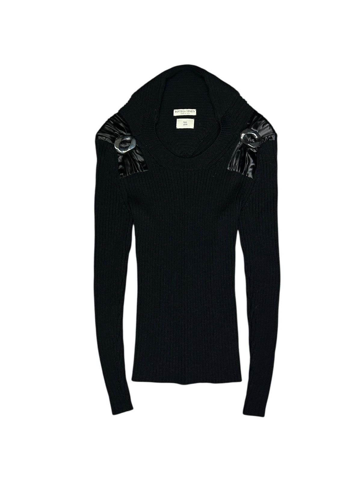Bottega Veneta F/W 19 Metal Detail Sweater Size XS / US 0-2 / IT 36-38 - 2 Thumbnail