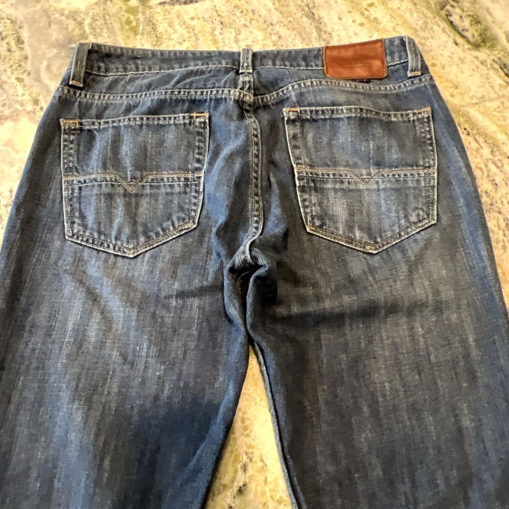 Vintage Sherman Morgan Jeans Men's 34 Pants Blue 5 Pocket Medium Wash Mexico Size US 34 / EU 50 - 5 Thumbnail
