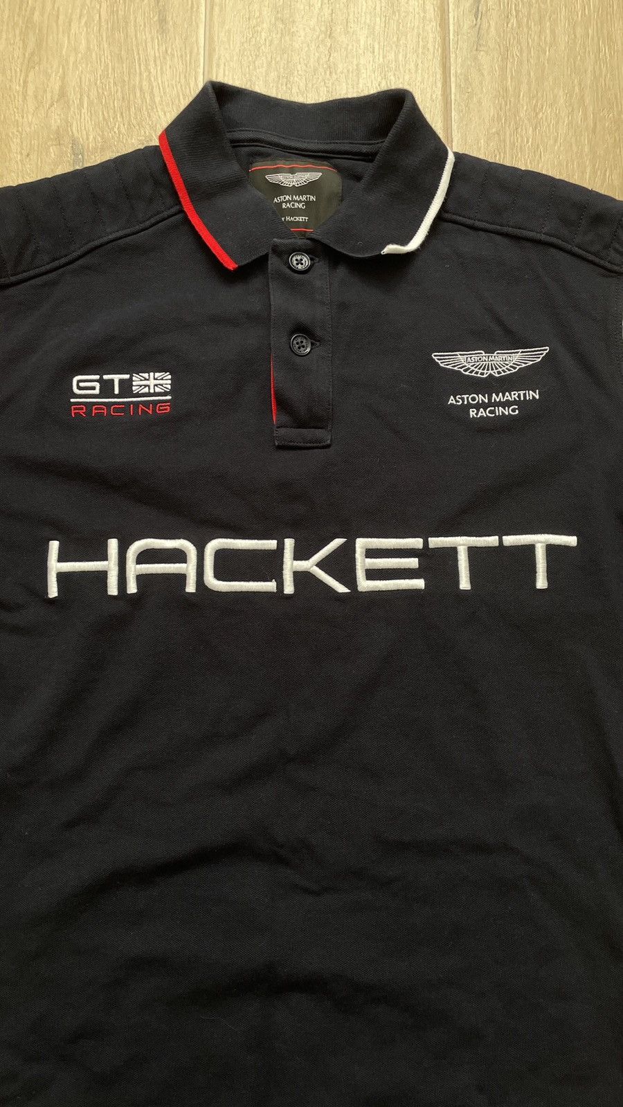 Hackett × Vintage Vintage Hackett GT Racing Aston Martin polo Size US M / EU 48-50 / 2 - 2 Thumbnail