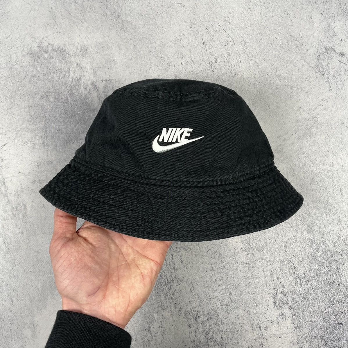 Nike Nike swoosh y2k faded bucket hat panama Size ONE SIZE - 2 Thumbnail