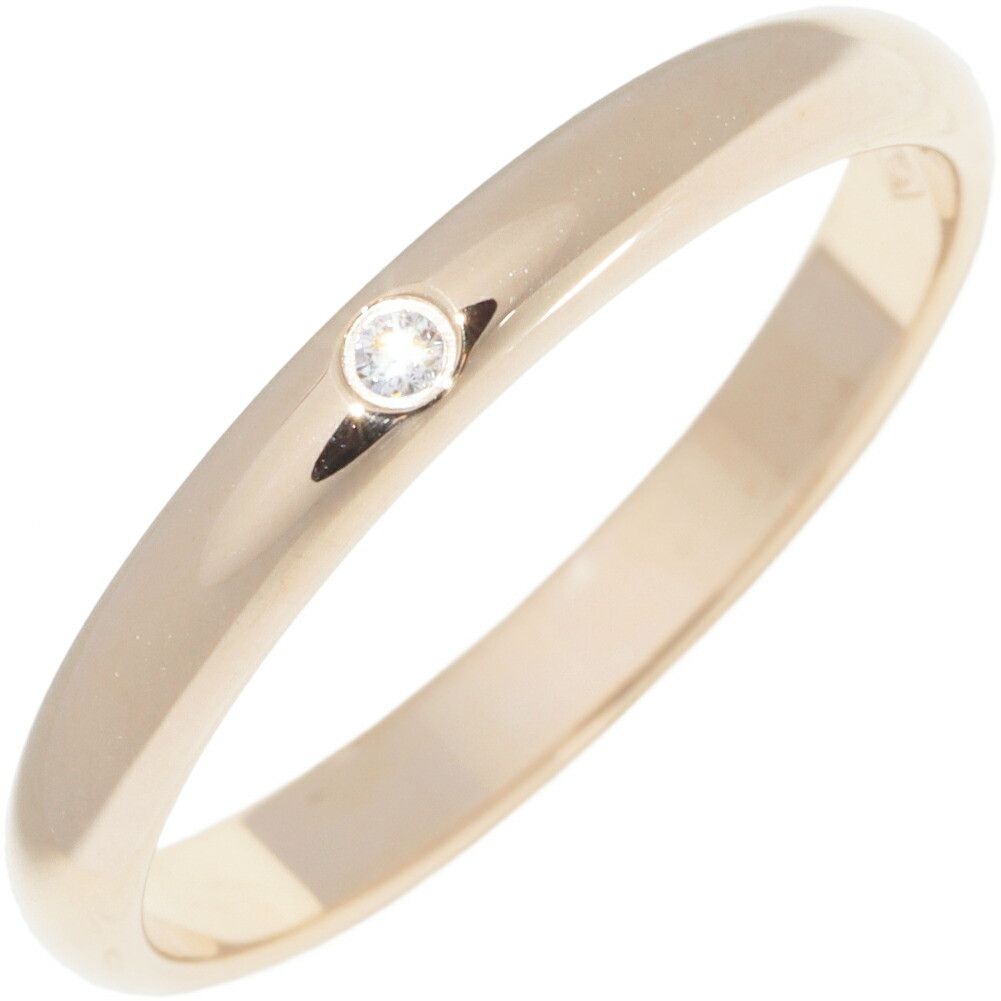 Cartier Cartier Cartier 1895 Wedding Ring Au750 Diamond Ring Size 52 Crocodile skin Ring B40576 DUTY FREE for USA Size ONE SIZE - 1 Thumbnail