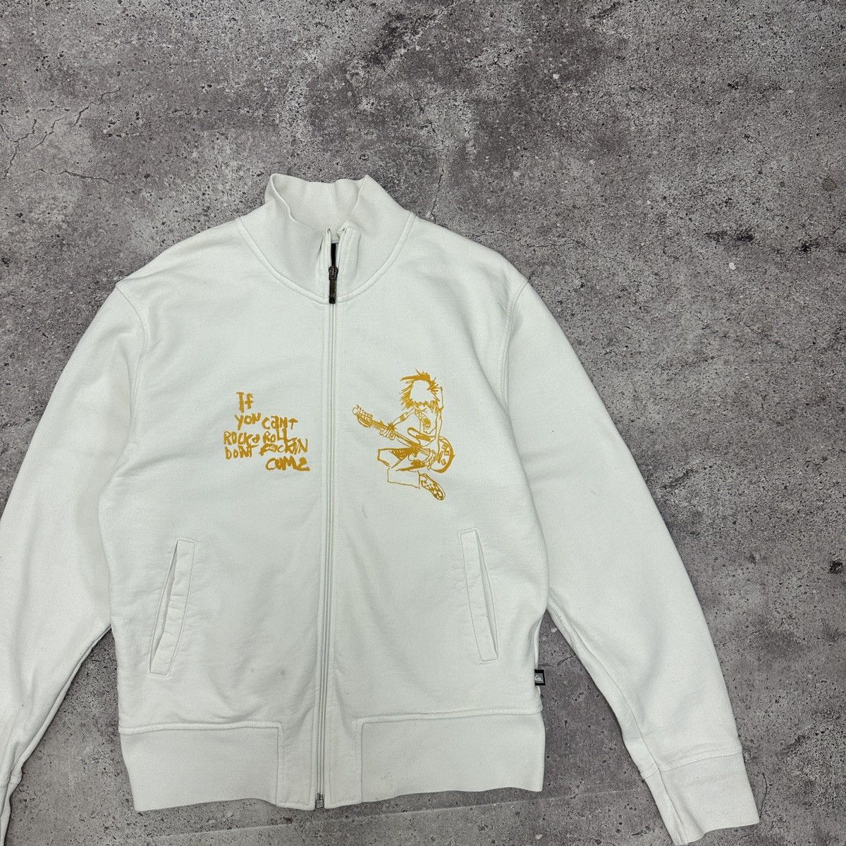 Quiksilver Vintage 00s Quiksilver If you can’t rock n roll sweatshirt Size US M / EU 48-50 / 2 - 2 Thumbnail