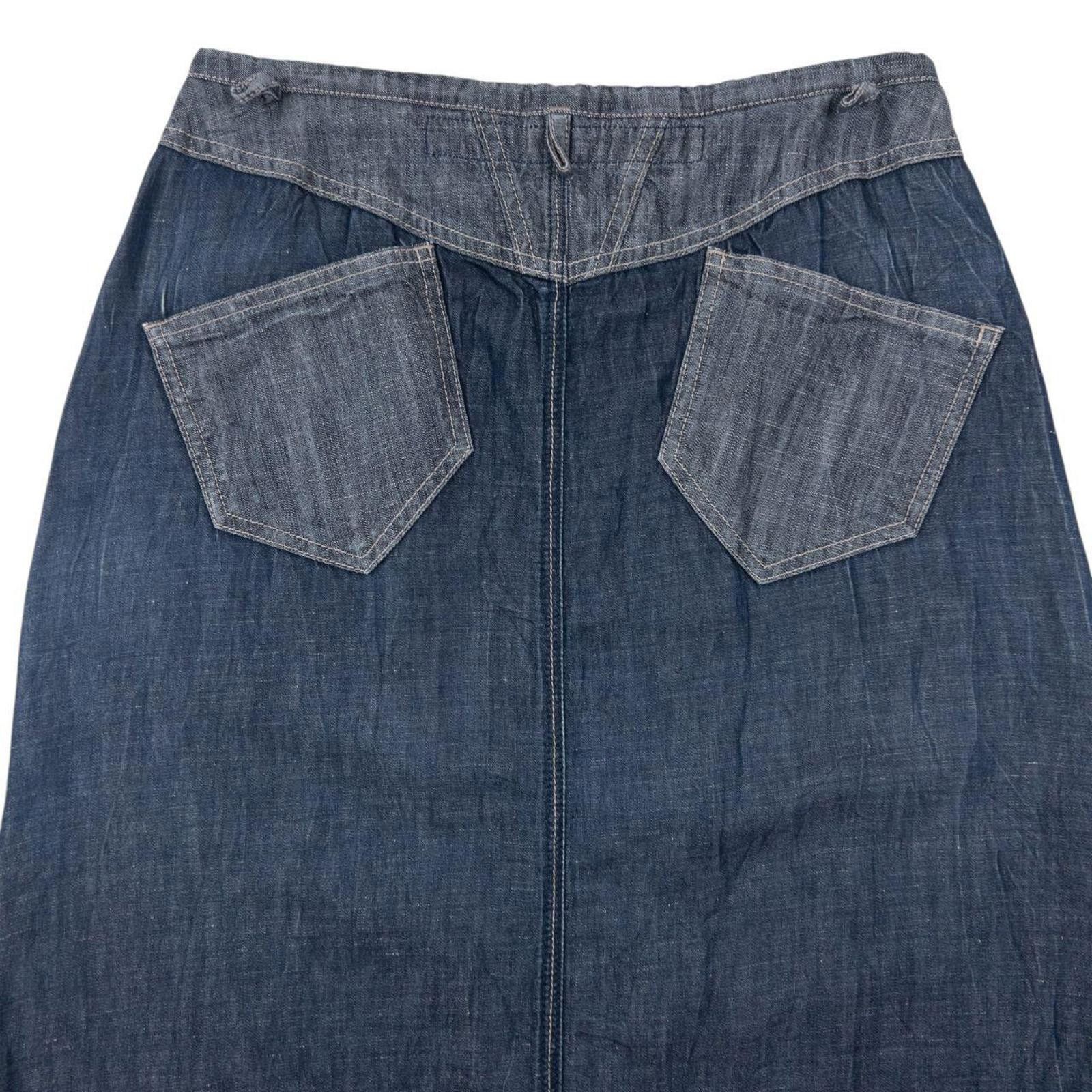 Marithe + Francois Girbaud Vintage 2000s Marithe + Francois Girbaud Denim Skirt W28 Size 32" / US 10 / IT 46 - 3 Thumbnail