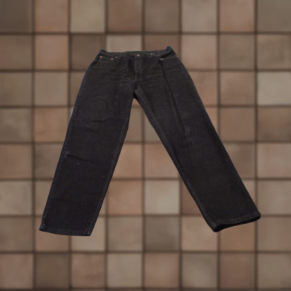 Levi's Levi's 550 Jeans Womens 18 Plus Denim Straight Relaxed Black 31in Inseam Size Type Plus Womens Jeans Size 25" / US 0 / IT 36 - 1 Thumbnail