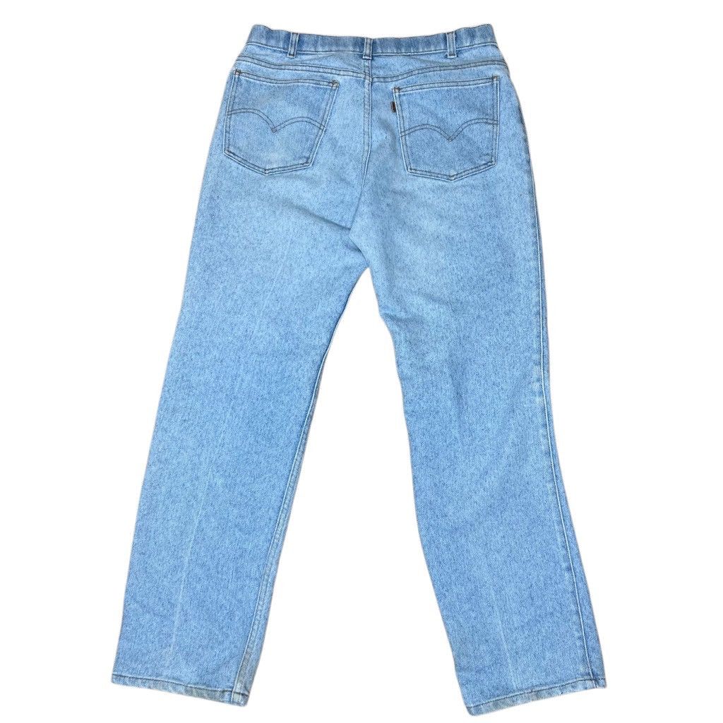 Levi's × Levi's Vintage Clothing × Vintage Vintage Levi’s Skoosh Baggy Jeans Western Light Wash 34x32 Size US 34 / EU 50 - 5 Thumbnail