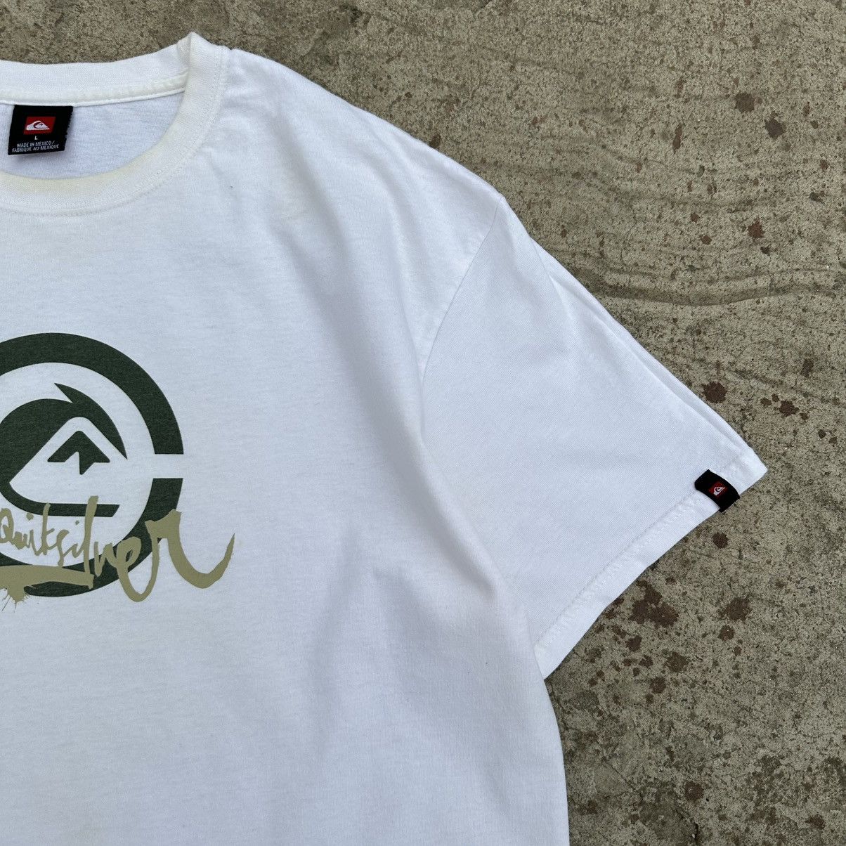 Quiksilver × Vintage Vintage Quicksilver T-shirts Big Logo Made In Mexico Surf Size US L / EU 52-54 / 3 - 4 Thumbnail