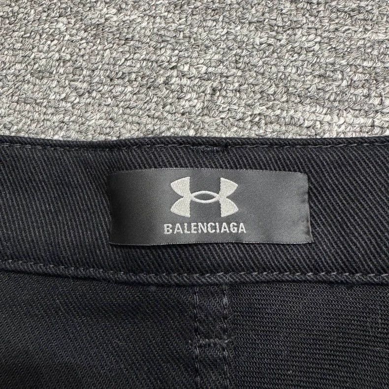 Balenciaga Balenciaga size XS Under Armour co-branded embroidered jea Size US 27 - 2 Thumbnail
