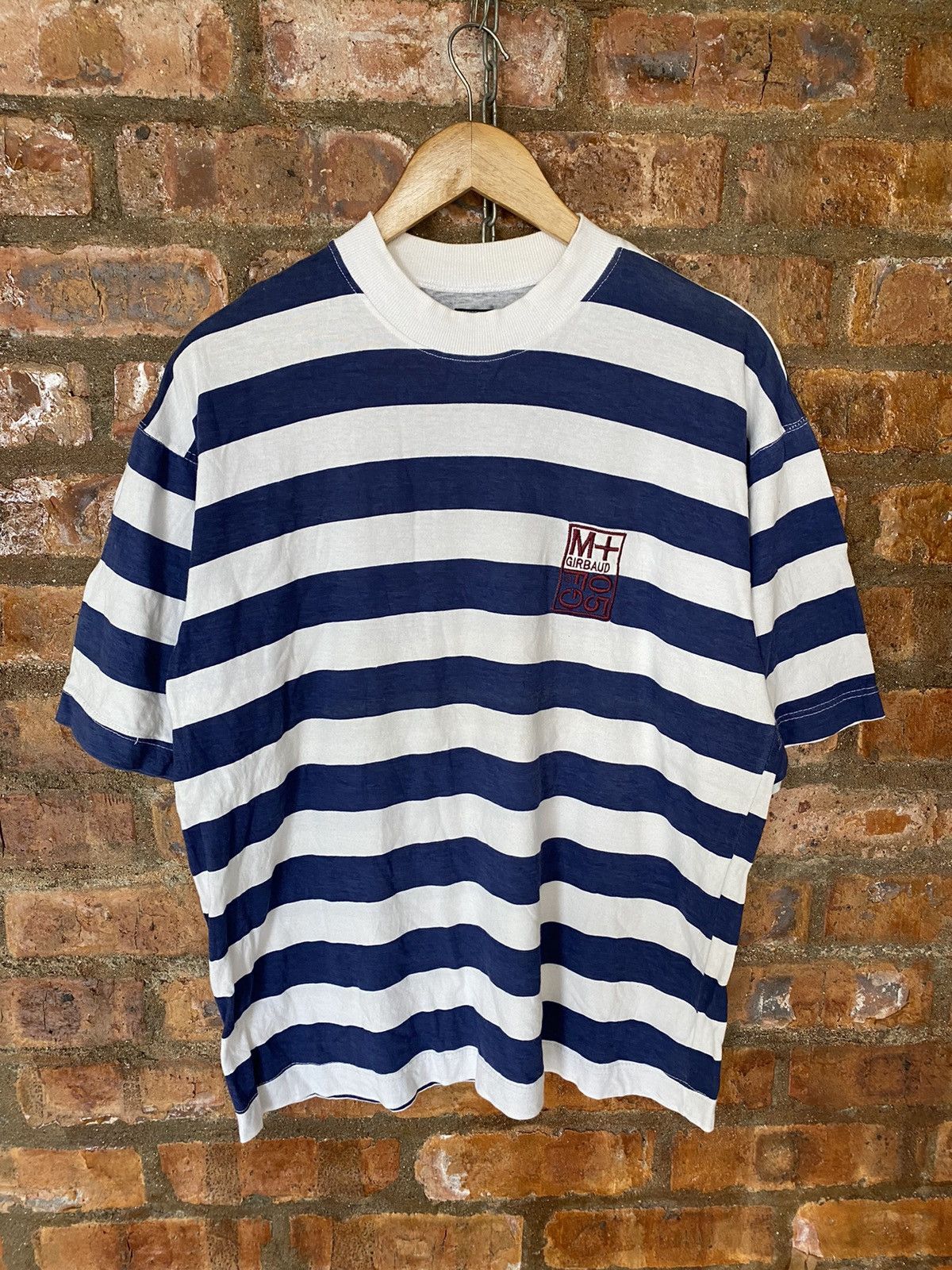 Marithe + Francois Girbaud 1990s Marithe Francois Girbaud embroidered Border stripes Size US M / EU 48-50 / 2 - 2 Thumbnail