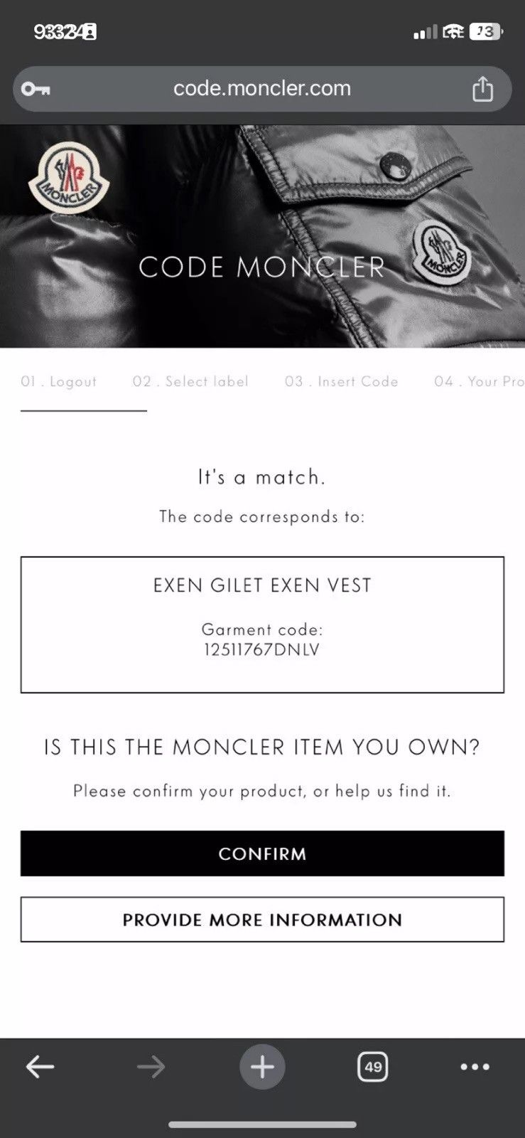 Moncler × Palm Angels Moncler X Palm Angels silver puffer exon vest Size US L / EU 52-54 / 3 - 8 Thumbnail