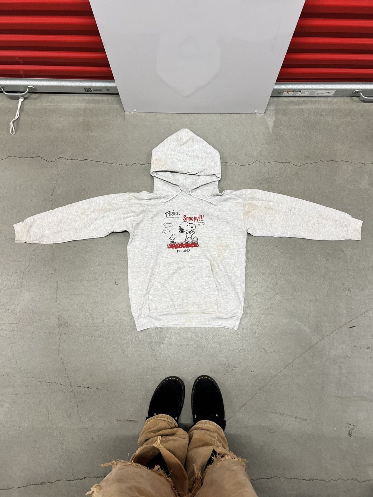 Peanuts × Vintage Thrashed 2003 Snoopy Hoodie Size US S / EU 44-46 / 1 - 2 Thumbnail