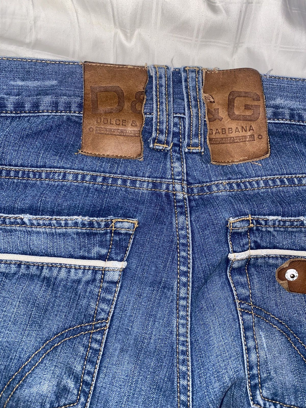 Dolce & Gabbana Dolce & Gabbana distressed printed jeans Size US 30 / EU 46 - 5 Thumbnail
