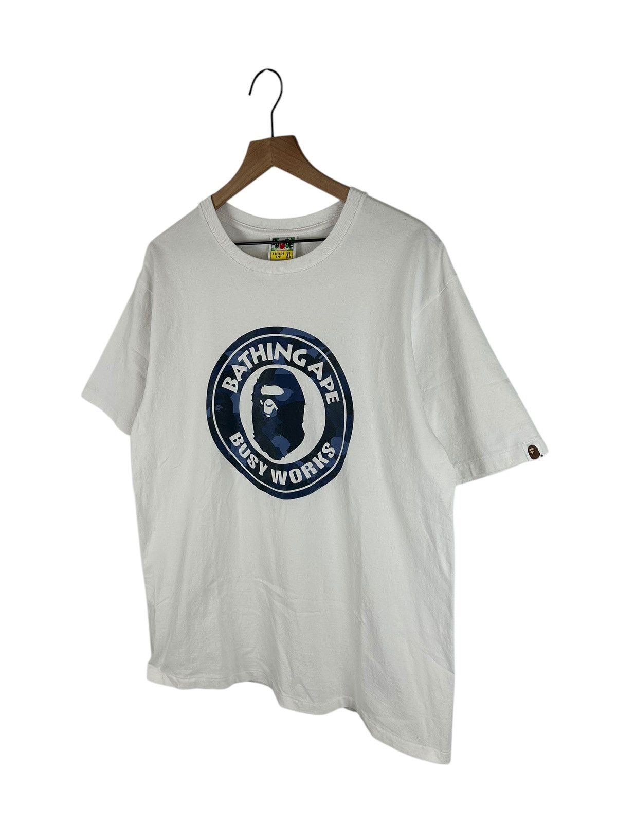Bape Bape Circle Logo Camo Print T-Shirt Size US XL / EU 56 / 4 - 2 Thumbnail