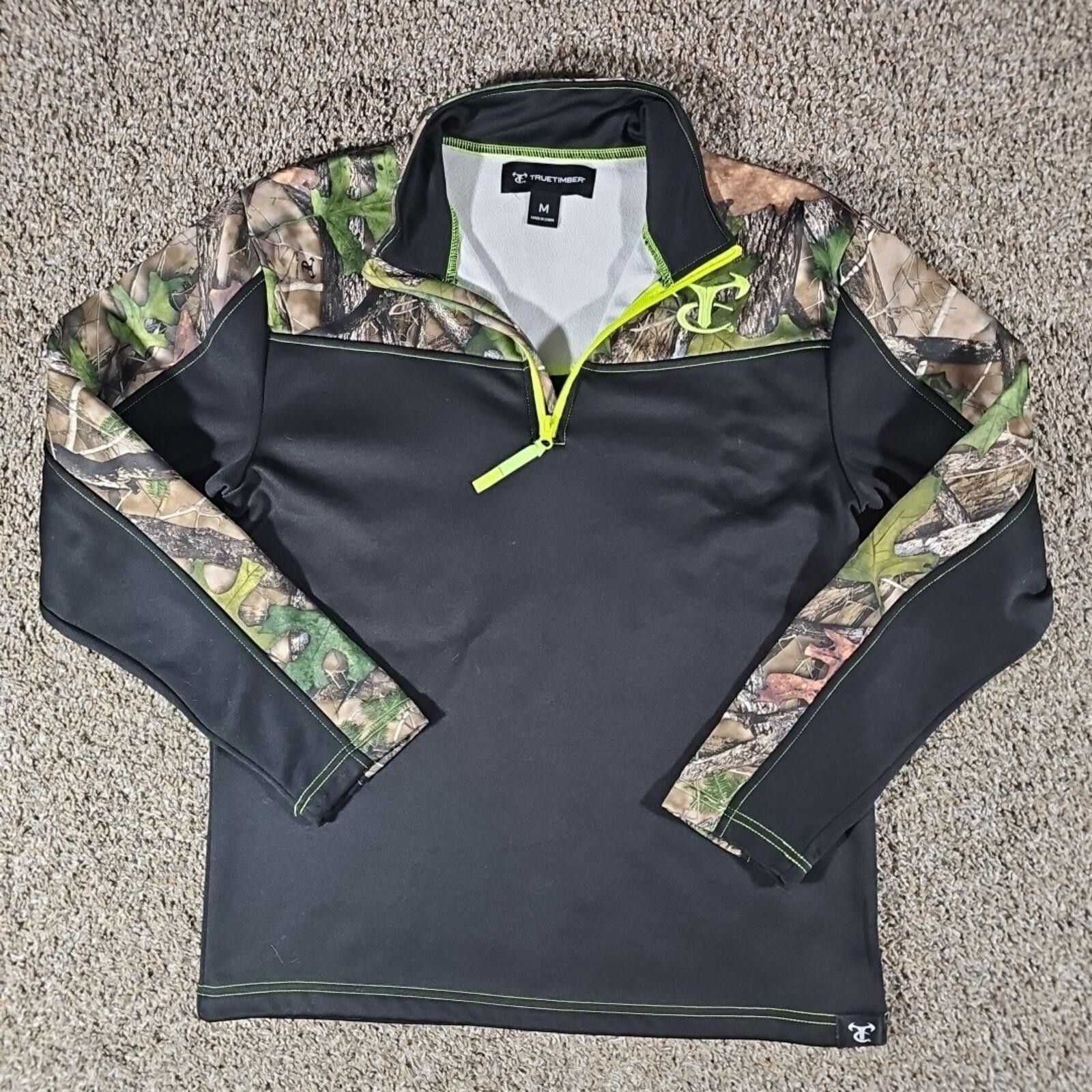 Other True Timber M Camo 1/4 Zip Sweatshirt Size US M / EU 48-50 / 2 - 1 Thumbnail