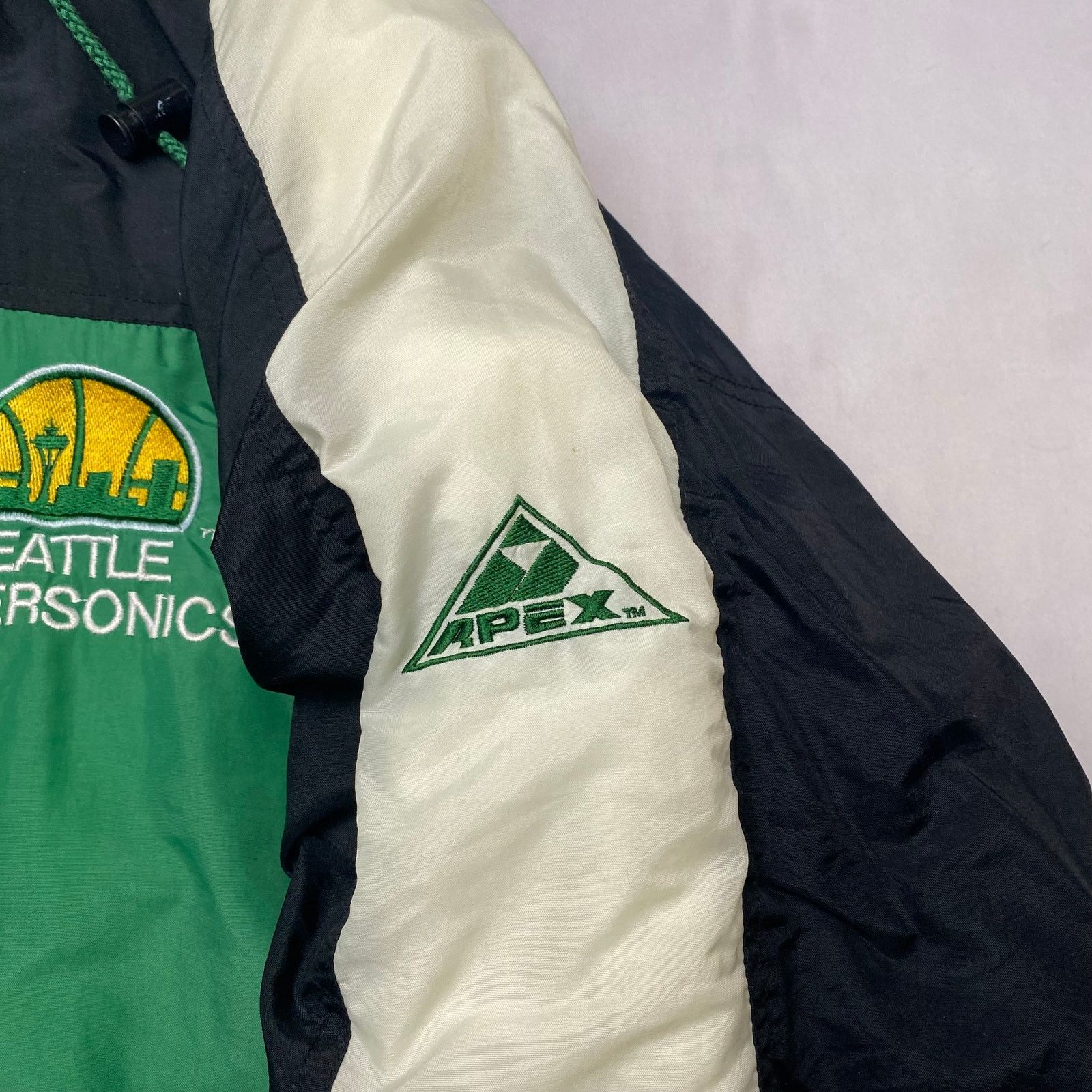 Apex One × NBA × Vintage Vintage 90s Seattle Supersonics Apex One Jacket Men's XL NBA Size US XL / EU 56 / 4 - 12 Thumbnail