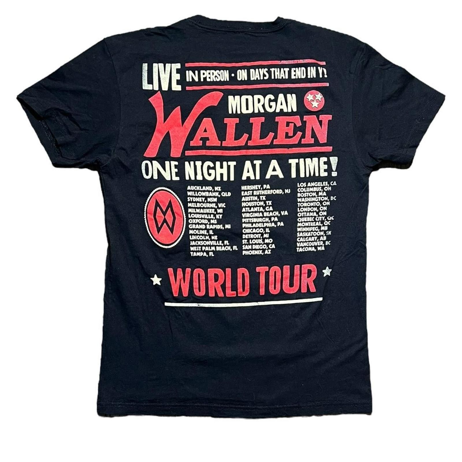 Other Morgan Wallen One Night At A Time World Tour 2023 T-shirt Size US M / EU 48-50 / 2 - 2 Thumbnail