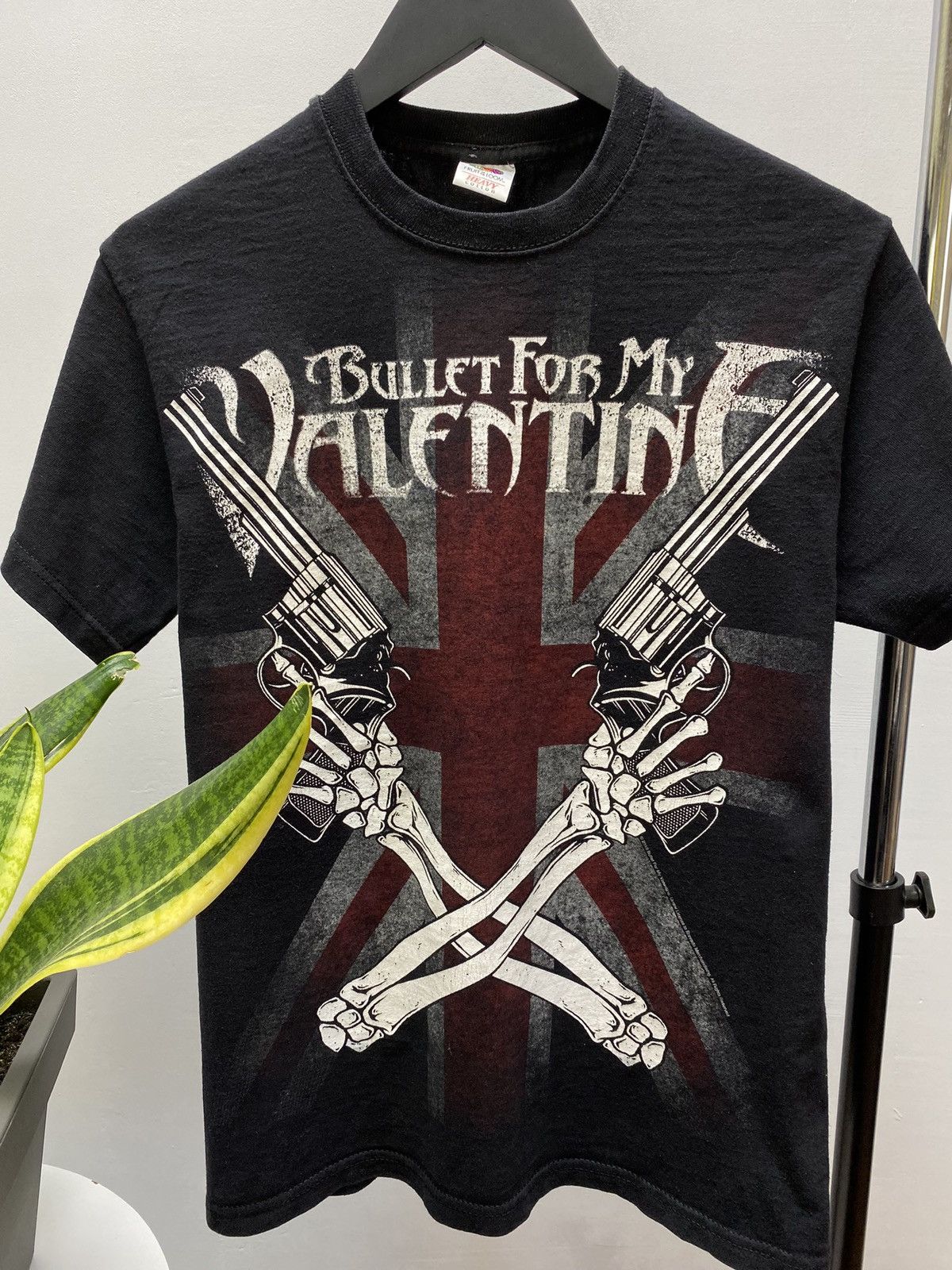Band Tees × Vintage 00s Vintage Bullet For My Valentine Skull Guns T-Shirt Size US M / EU 48-50 / 2 - 8 Thumbnail