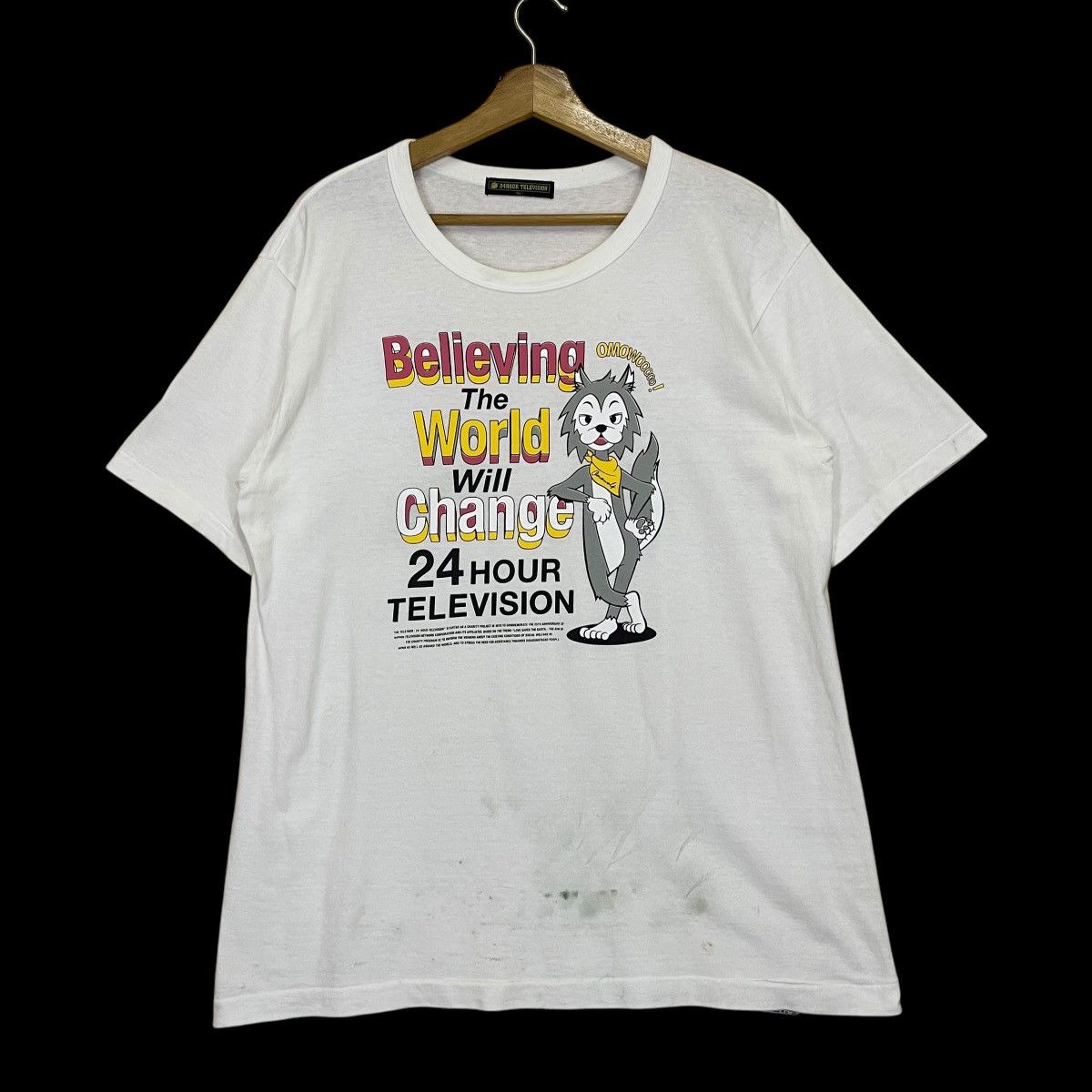 Japanese Brand 24 Hour Television Big Logo Shortsleeve Tee Size US M / EU 48-50 / 2 - 1 Thumbnail