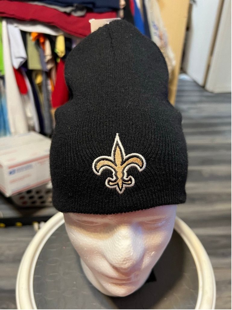NFL Men's NFL Team Apparel New Orleans Saints Beanie Hat Size ONE SIZE - 1 Thumbnail