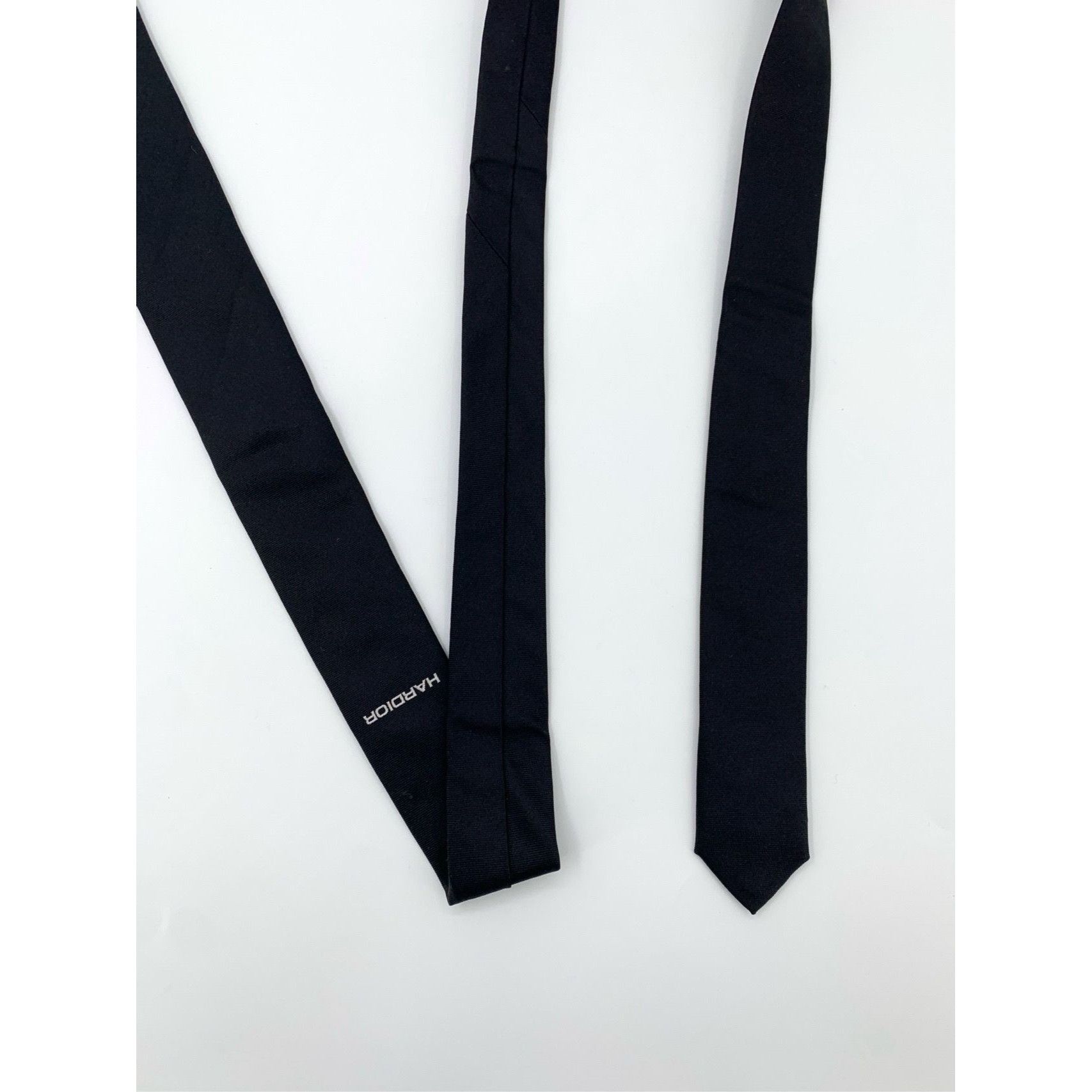 Dior Christian Dior Black Silk Mens Tie Classic Design 150cm Size ONE SIZE - 5 Thumbnail