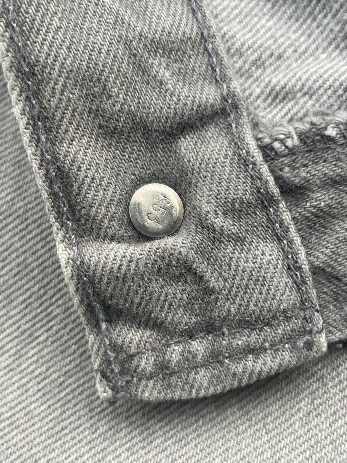 Levi's Vintage 1991 Levis 501 e Grey Faded Denim Size US 32 / EU 48 - 16 Thumbnail