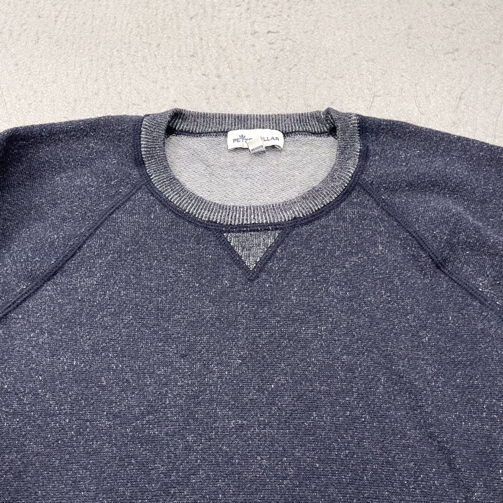 Peter Millar Peter Millar Sweater Mens Large Blue Hartford Crewneck Pullover Golf Cotton Wool Size US L / EU 52-54 / 3 - 2 Thumbnail