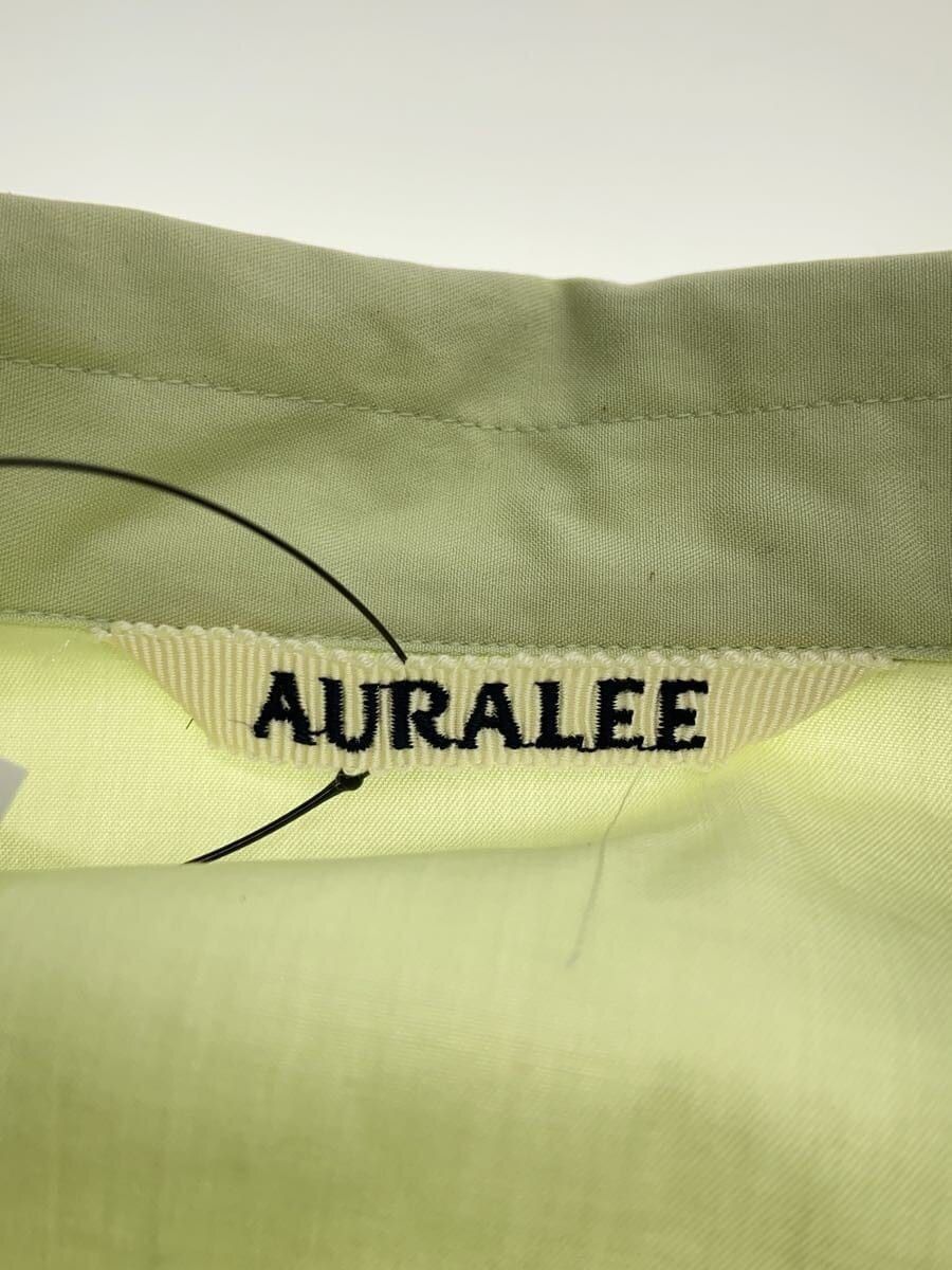 Auralee Green Cotton Long-sleeved Shirt Size US XL / EU 56 / 4 - 4 Thumbnail