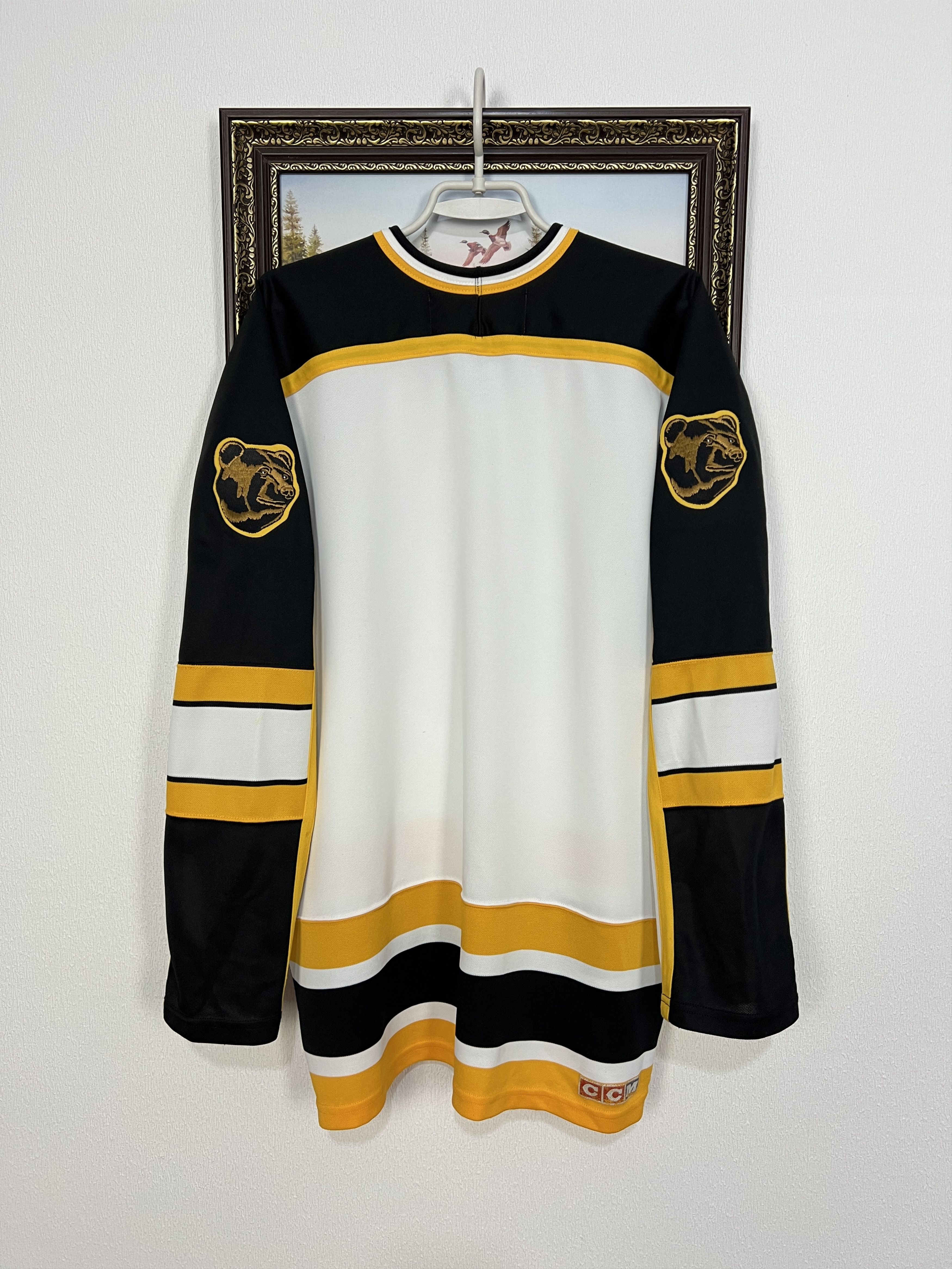 Ccm CCM Boston Bruins Vintage Ice Hockey Jersey Trikot Rare Size US XXL / EU 58 / 5 - 10 Thumbnail