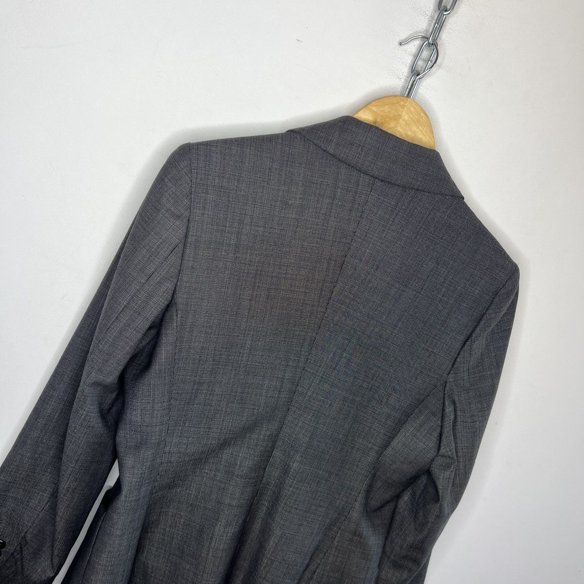 Max Mara Max Mara Blazer Women Gray Wool Size M Size XL / US 12-14 / IT 48-50 - 9 Thumbnail