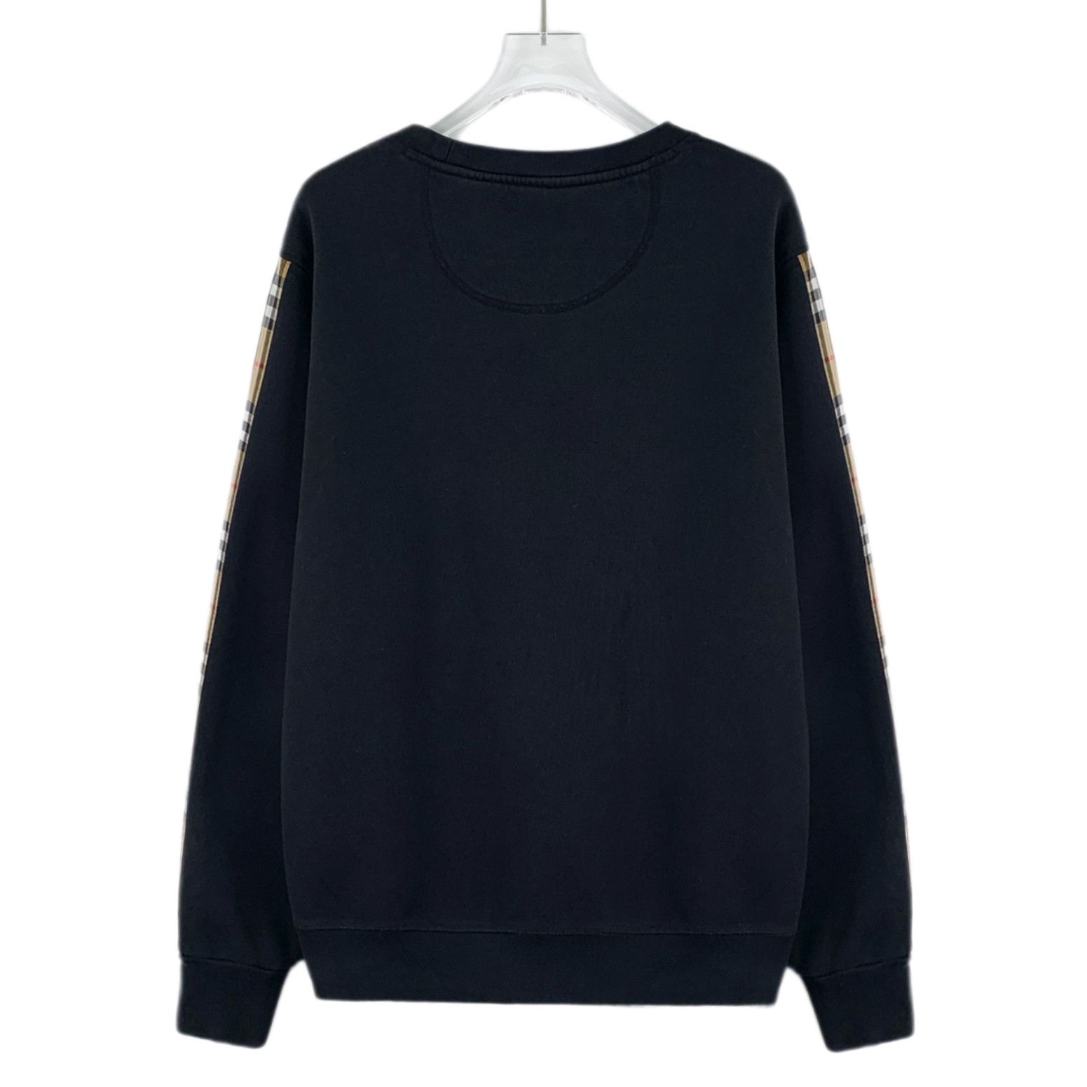 Burberry Burberry Check Panel Sweatshirt Black (S) Size US S / EU 44-46 / 1 - 2 Thumbnail