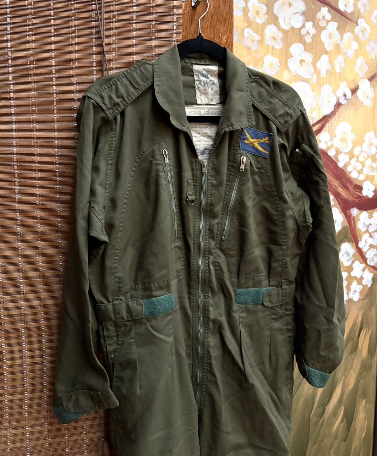 Vintage 60s RAF Lightweight Flying Suit Coverall MK 7A Size 3 S-M Size US 30 / EU 46 - 3 Thumbnail