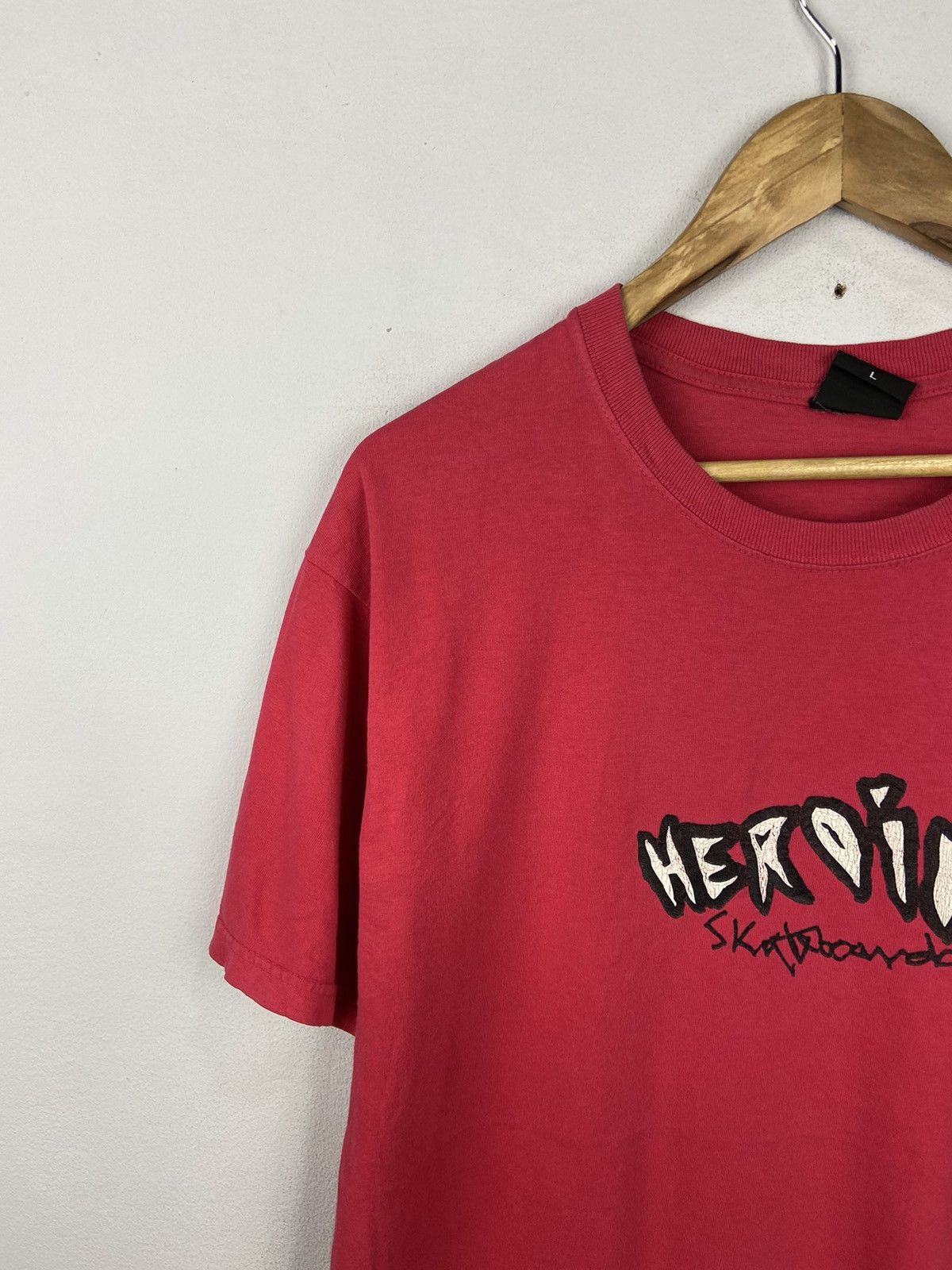 Vintage Vintage 90s Heroin Skateboard Tee Size US L / EU 52-54 / 3 - 2 Thumbnail