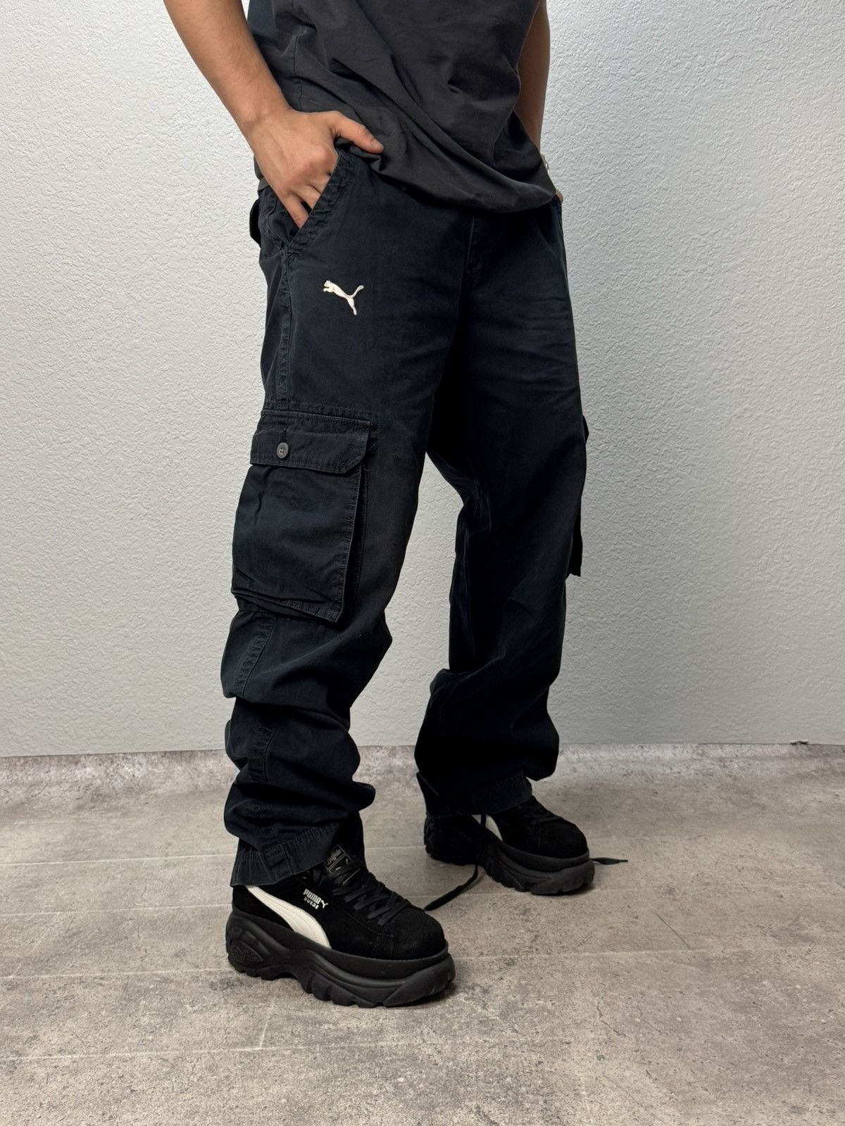 Puma Vintage Cargo Puma Bontage Baggy Japan Tornado y2K diesel Size US 32 / EU 48 - 3 Thumbnail