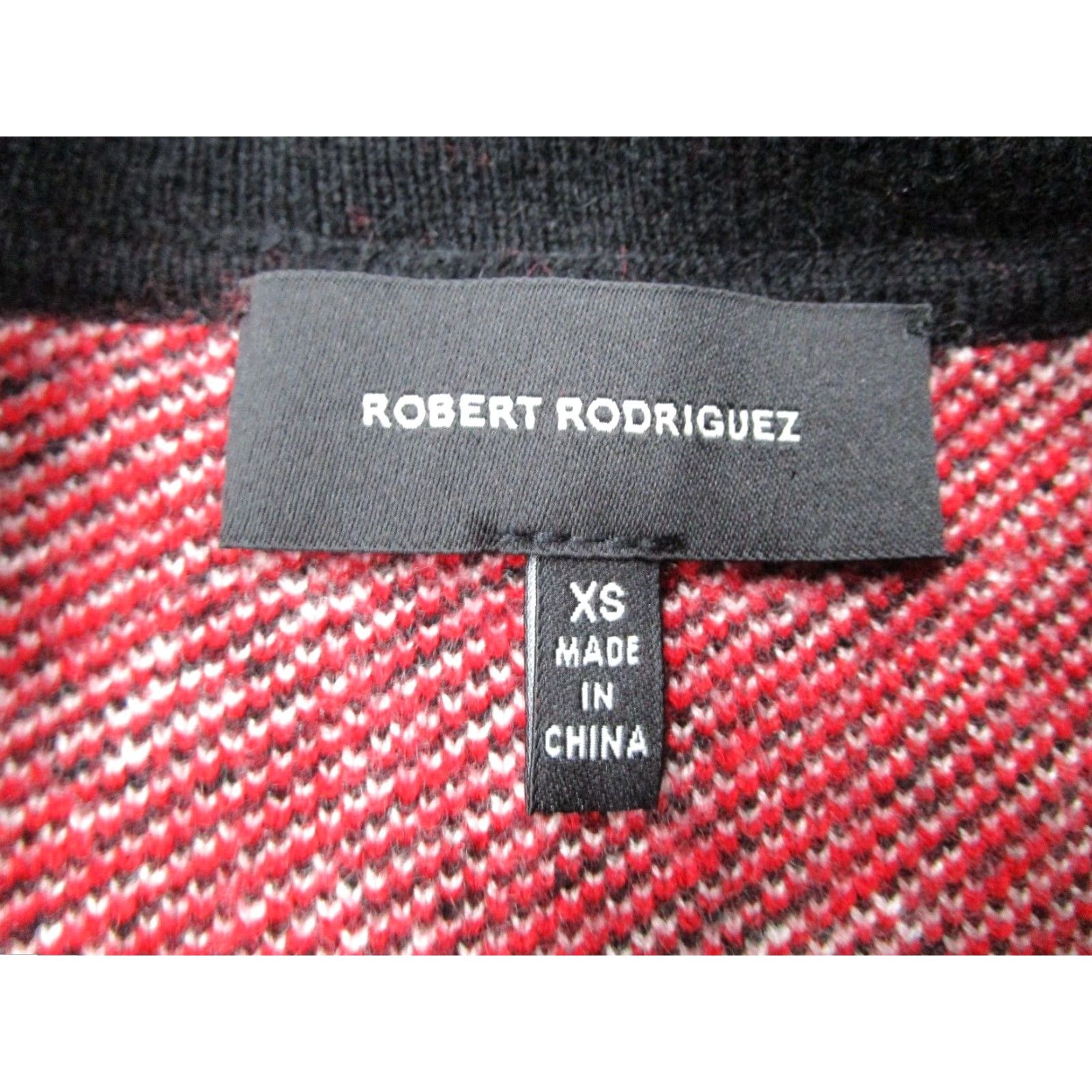 Robert Rodriguez Robert Rodriguez Sweater Women XS Red Constance Leopard Print Full Zip Size XS / US 0-2 / IT 36-38 - 3 Thumbnail