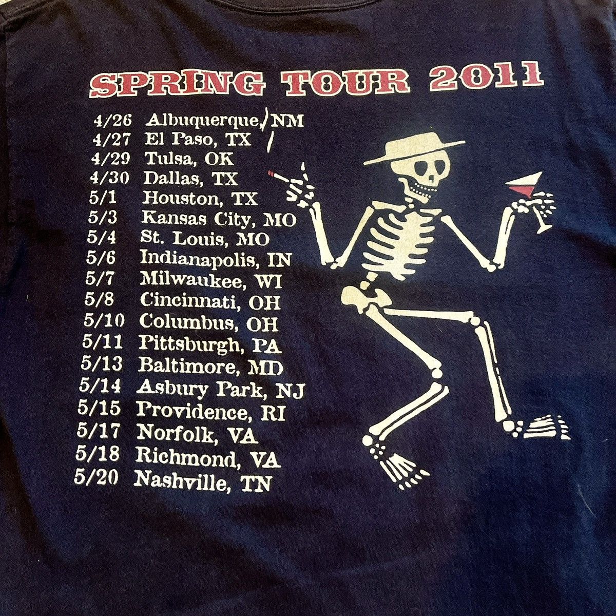 Band Tees × Vintage Social Distortion Spring Tour 2011 Size US M / EU 48-50 / 2 - 7 Thumbnail